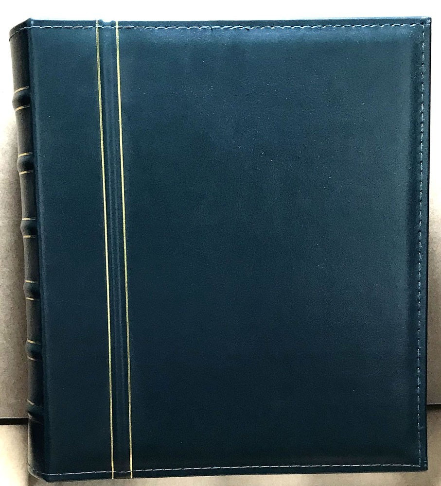 LIGHTHOUSE 54 COIN SLAB  - 4 RING DARK GREEN BINDER  & 6  - 9 PKT SLAB PAGES