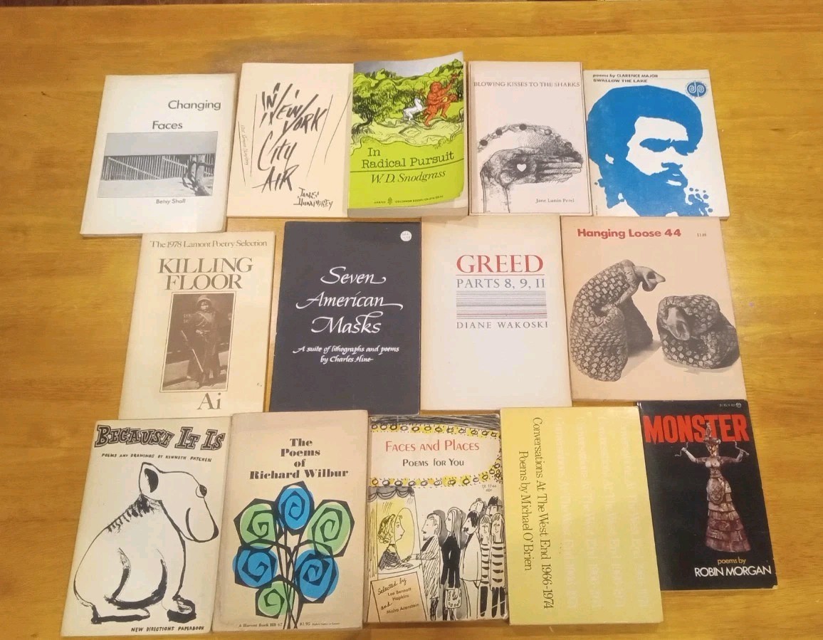 Lot Of 14 Vintage Poetry Books Mixed Collection Library Reading Literature Lot Of 14 Vintage Poetry Books Mixed Collection Library Reading Literature