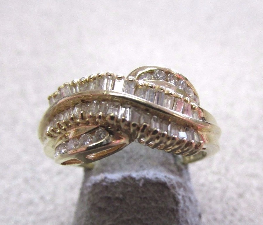 Spectacular 14k Gold Diamond Ring 1.00 ctw  Size 7  MAKE OFFER