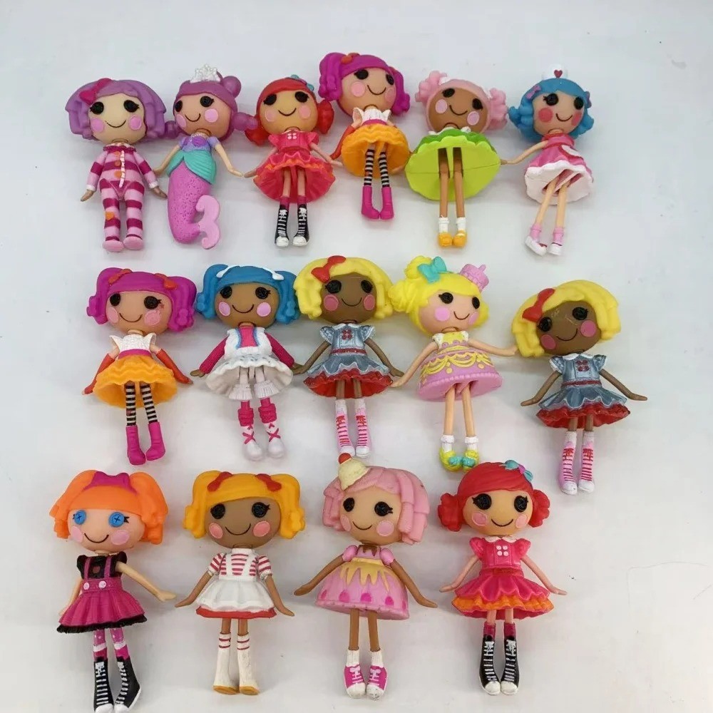 Lalaloopsy Style Mini Doll Figures 8cm Cute Toy 4 pcs/set Lalaloopsy Style Mini Doll Figures 8cm Cute Toy 4 pcs/set