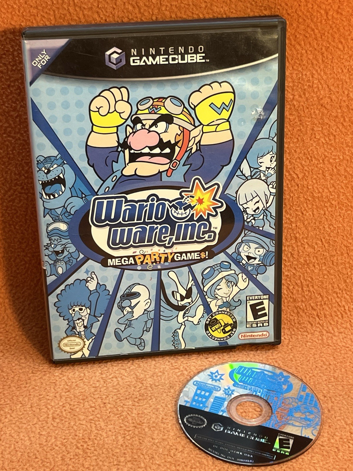WarioWare Inc. Mega Party Games Nintendo GameCube Game & OEM Case WarioWare Inc. Mega Party Games Nintendo GameCube Game & OEM Case