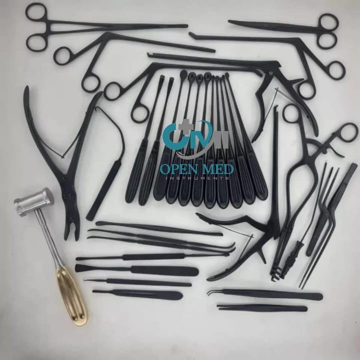 Laminectomy Set 35 Pcs Black Coated Surgical Orthopedic Surgical Instruments Laminectomy Set 35 Pcs Black Coated Surgical Orthopedic Surgical Instruments