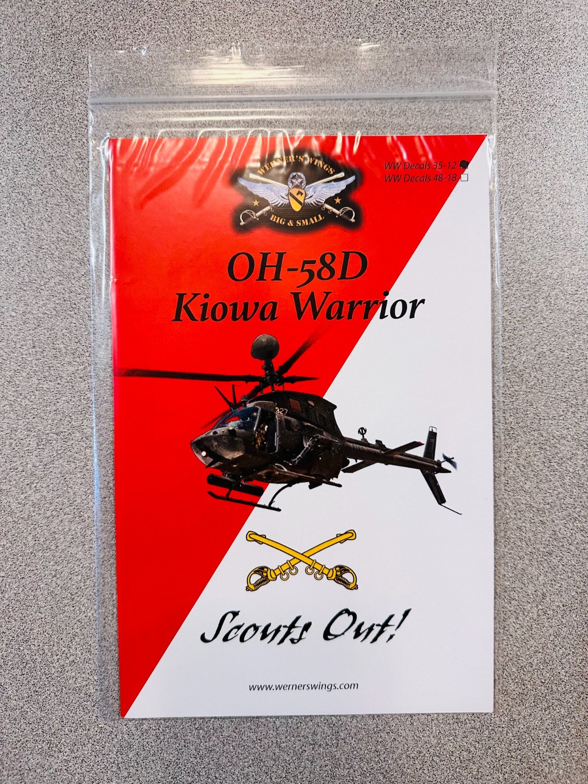 1/35 Werner’s Wings #35-12 OH-58D Kiowa Warrior Scouts Out 1/35 Werner’s Wings #35-12 OH-58D Kiowa Warrior Scouts Out