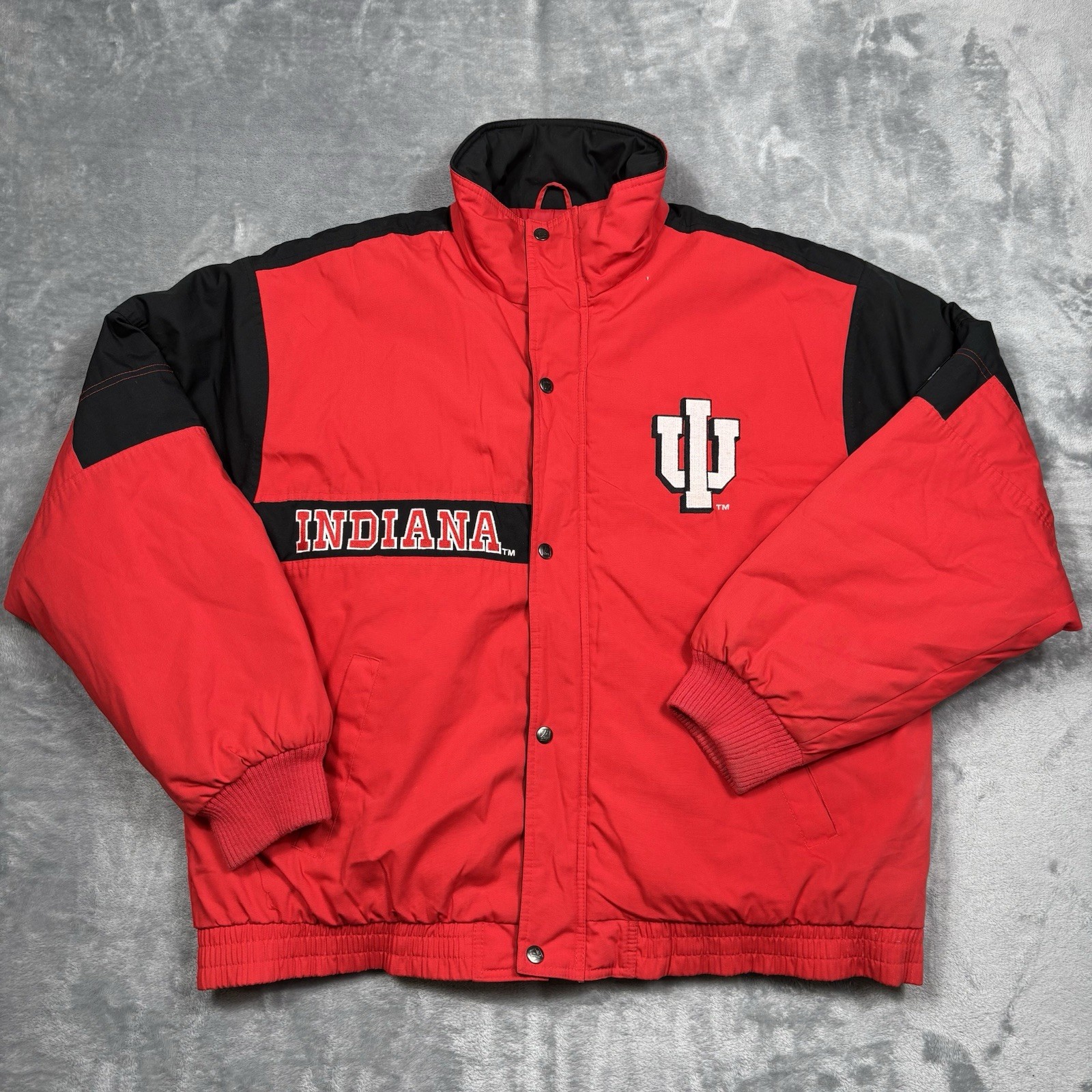 Vintage Logo 7 Indiana Hoosiers Puffer Jacket Full Zip Red Men’s Size XL Vintage Logo 7 Indiana Hoosiers Puffer Jacket Full Zip Red Men’s Size XL