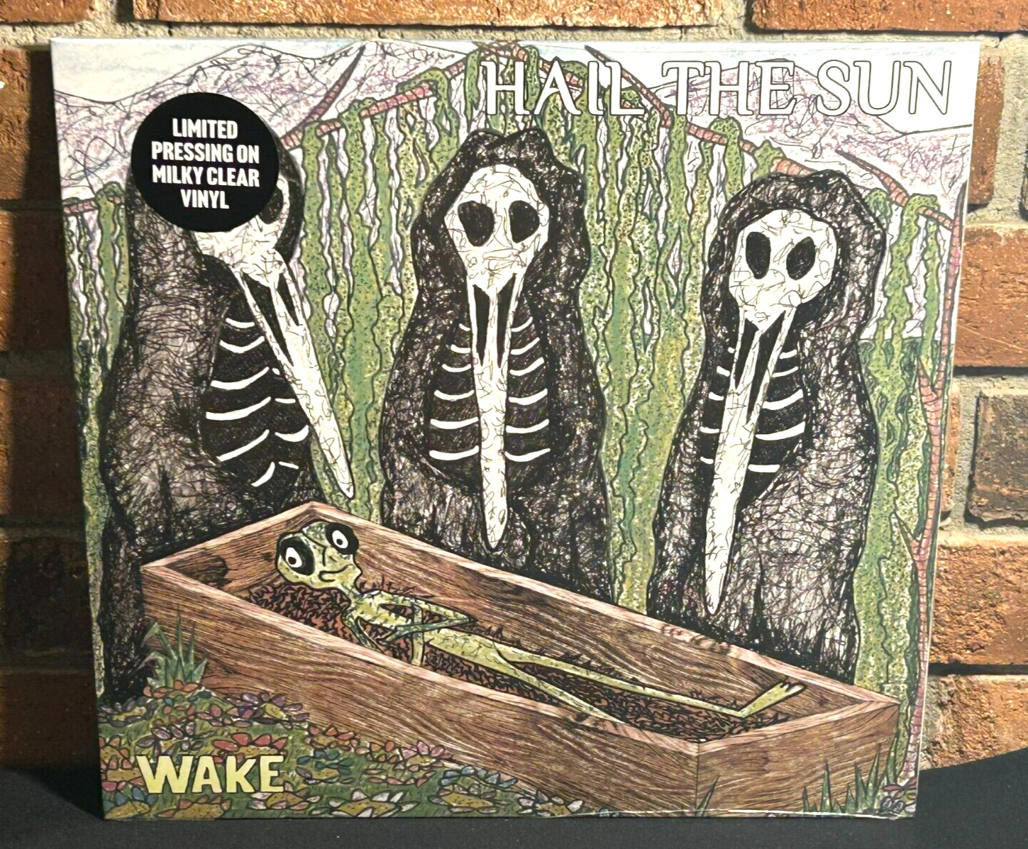 HAIL THE SUN - Wake, Limited MILKY CLEAR COLORED VINYL LP New & Sealed
