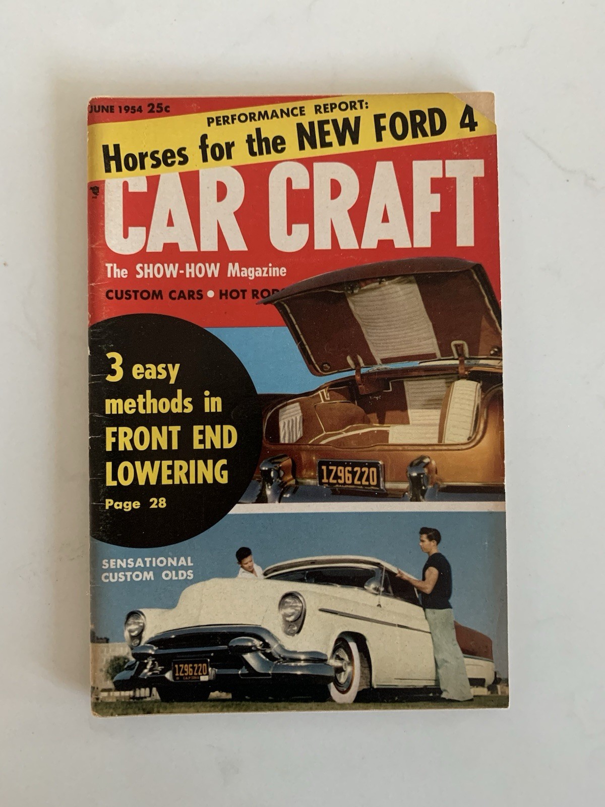 Car Craft Magazine June ‘54 ~ Sensational Custom Olds, Horses For The New Ford 4 Car Craft Magazine June ‘54 ~ Sensational Custom Olds, Horses For The New Ford 4