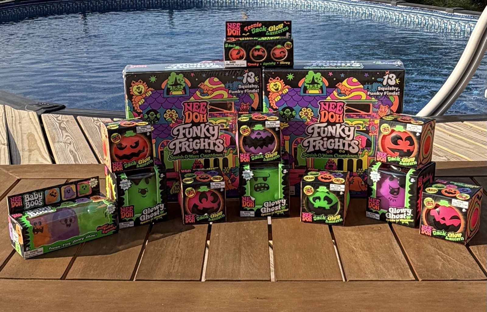 Schylling NeeDoh Funky Frights-great deal. Two calendars, baby boos, etc. Schylling NeeDoh Funky Frights-great deal. Two calendars, baby boos, etc.