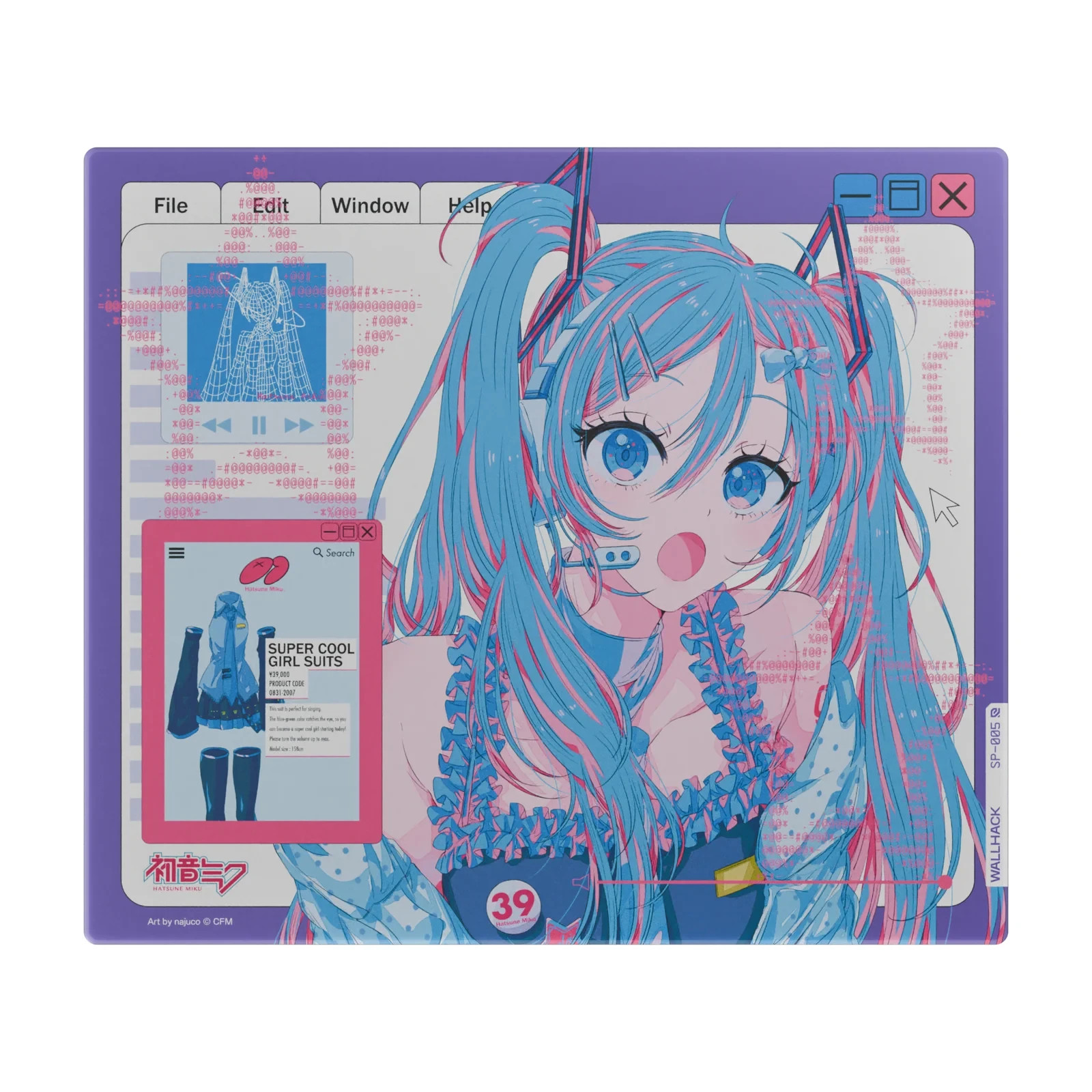 Wallhack Hatsune Miku SP-005 Wallhack Hatsune Miku SP-005