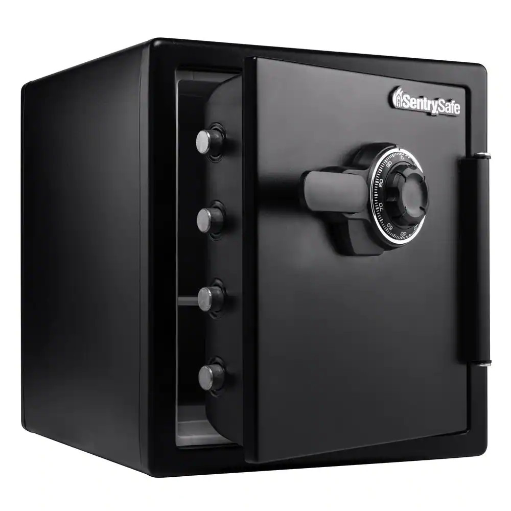 SentrySafe Home Safe 1.23 cu ft Combination Waterproof Residential Steel Black SentrySafe Home Safe 1.23 cu ft Combination Waterproof Residential Steel Black