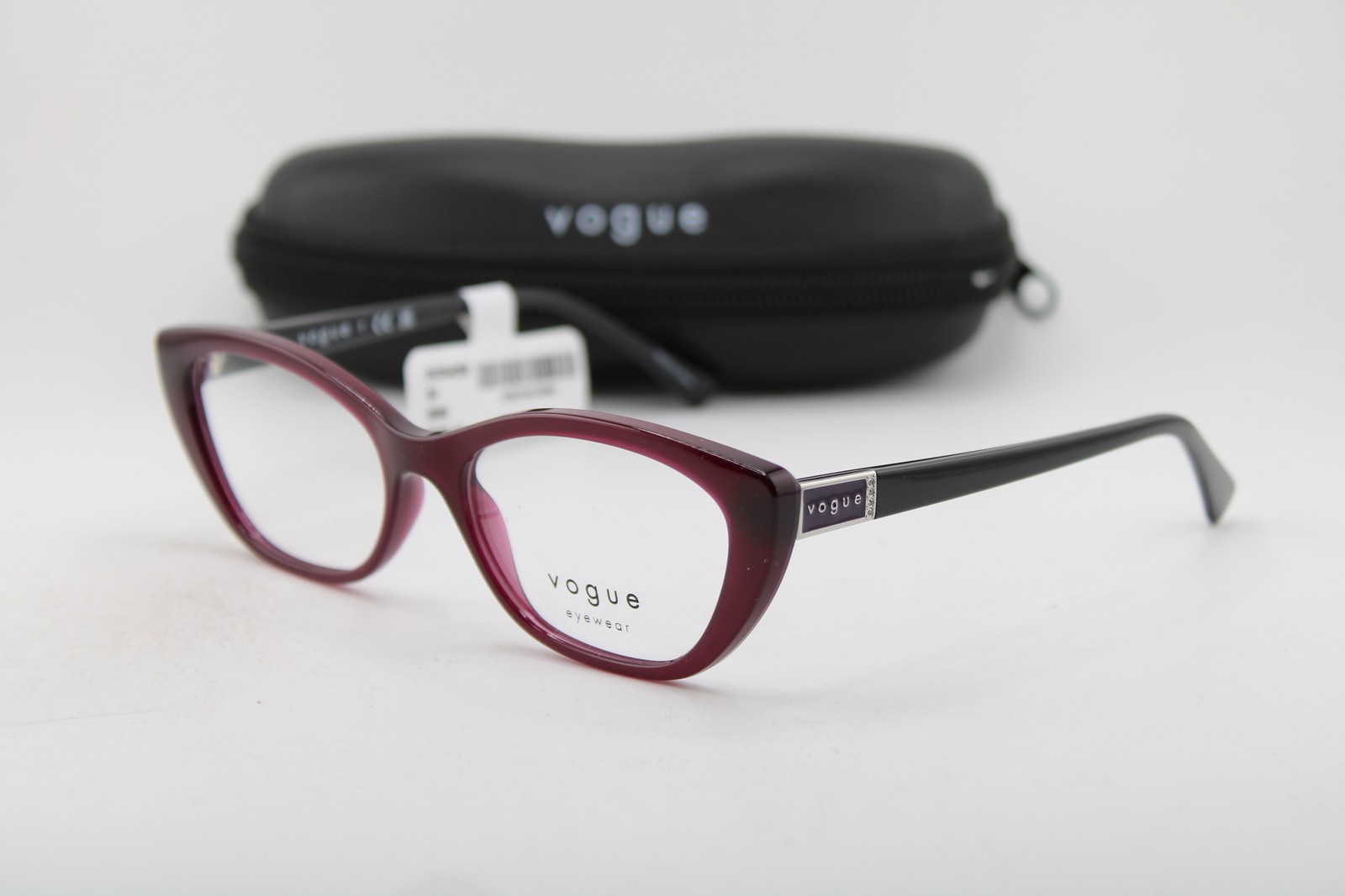 NEW VOGUE EYEWEAR VO 5425-B 2989 PURPLE SILVER AUTHENTIC EYEGLASSES 54-17