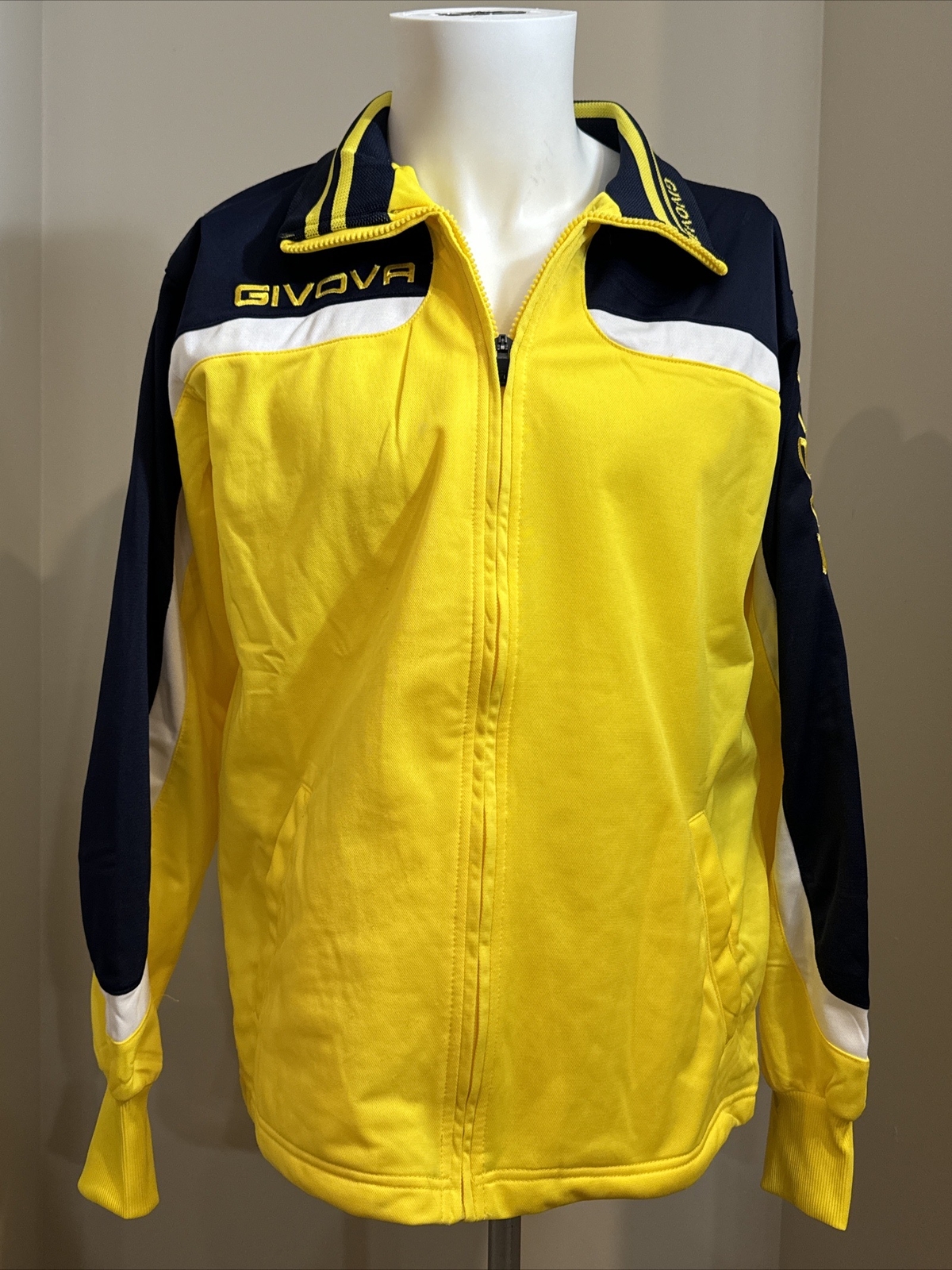 Venezuela Givova Football Soccer Club Full Zip Jacket Sz M 