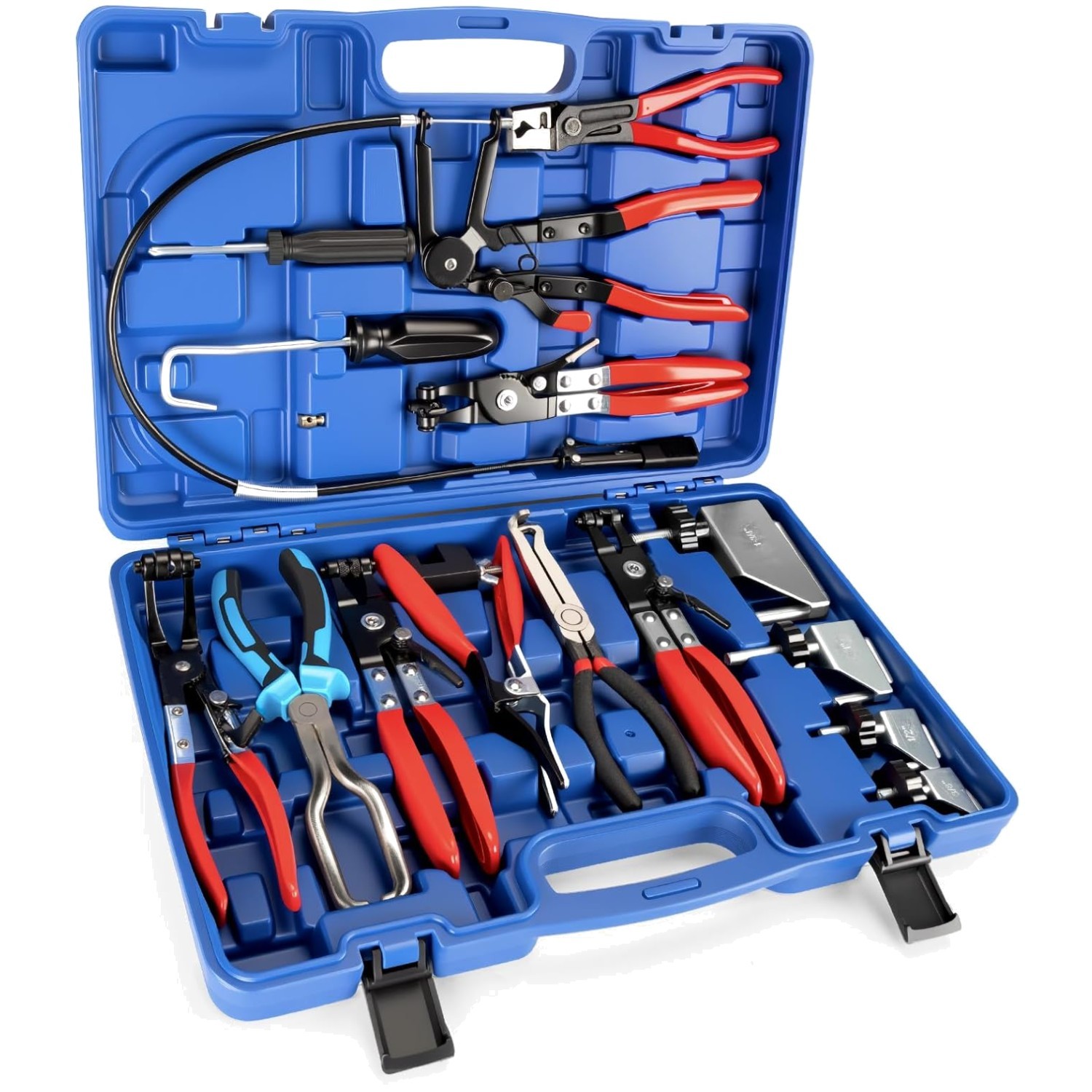 16-Piece Hose Clamp Pliers Set for Automotive Repairs