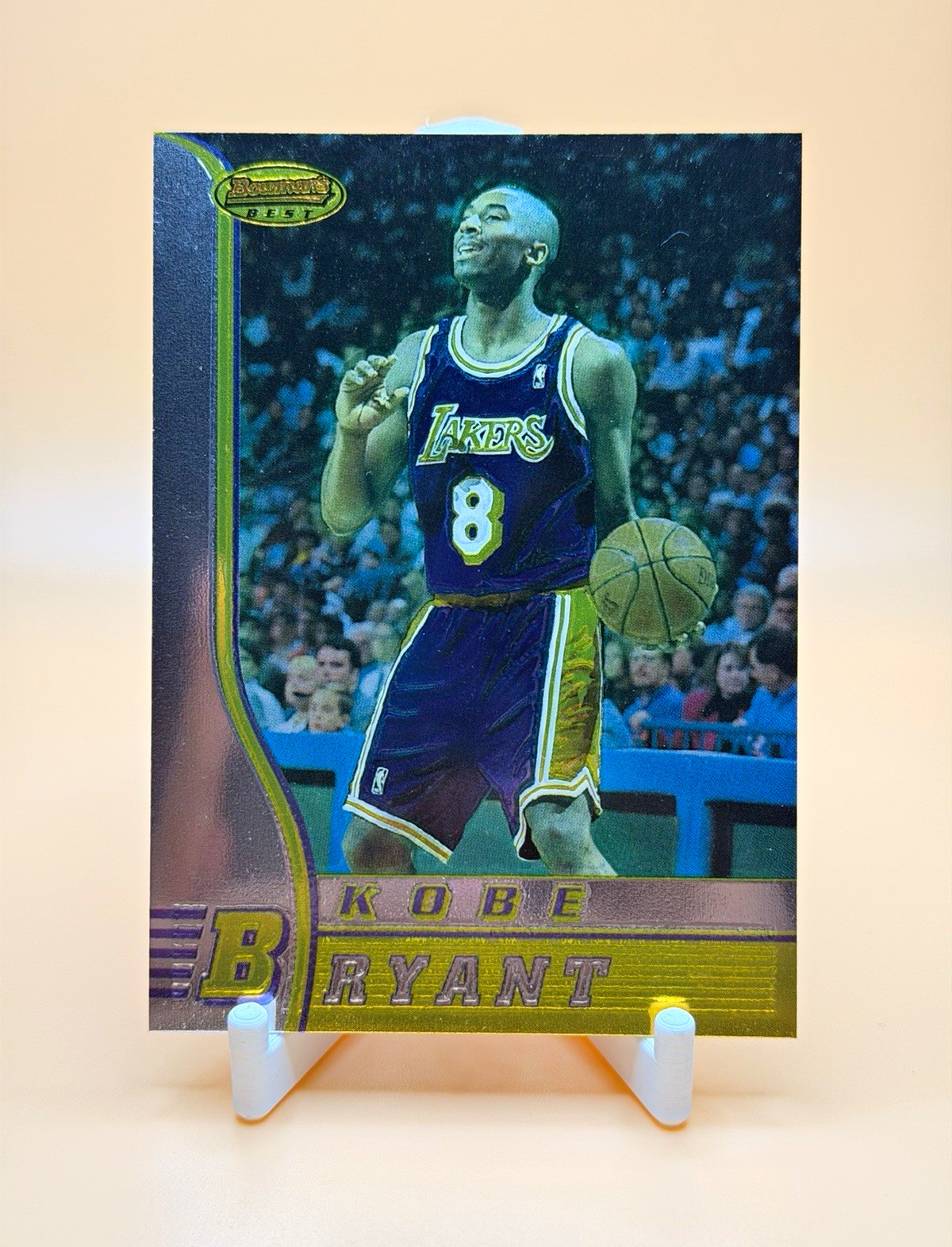 Topps 1996-97 Bowman\'s Best Rookies Kobe Bryant RC Insert #R23 Lakers Topps 1996-97 Bowman\'s Best Rookies Kobe Bryant RC Insert #R23 Lakers