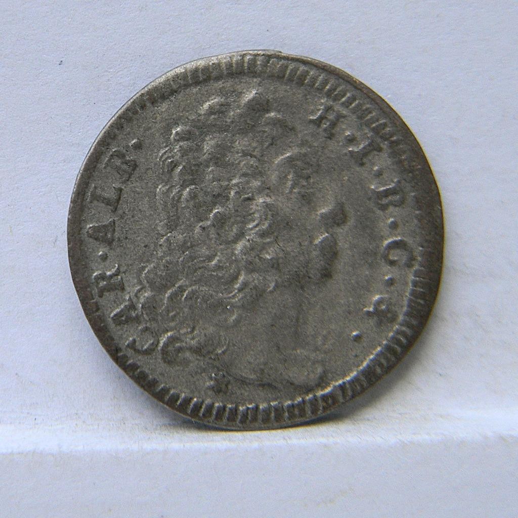 Electorate of Bavaria, German States 1732 silver 3 Kreuzers 1/20 Thaler; XF