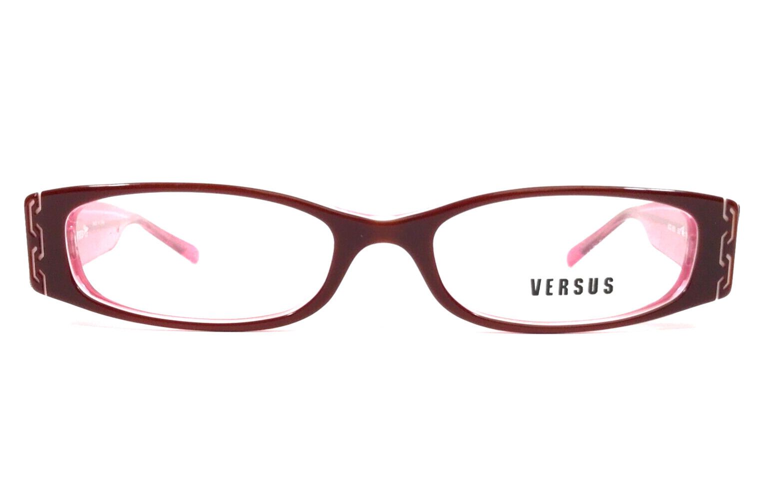 Versus by Versace Petite Eyeglasses Frames MOD.8051 563 Burgundy Pink 49-16-135 Versus by Versace Petite Eyeglasses Frames MOD.8051 563 Burgundy Pink 49-16-135