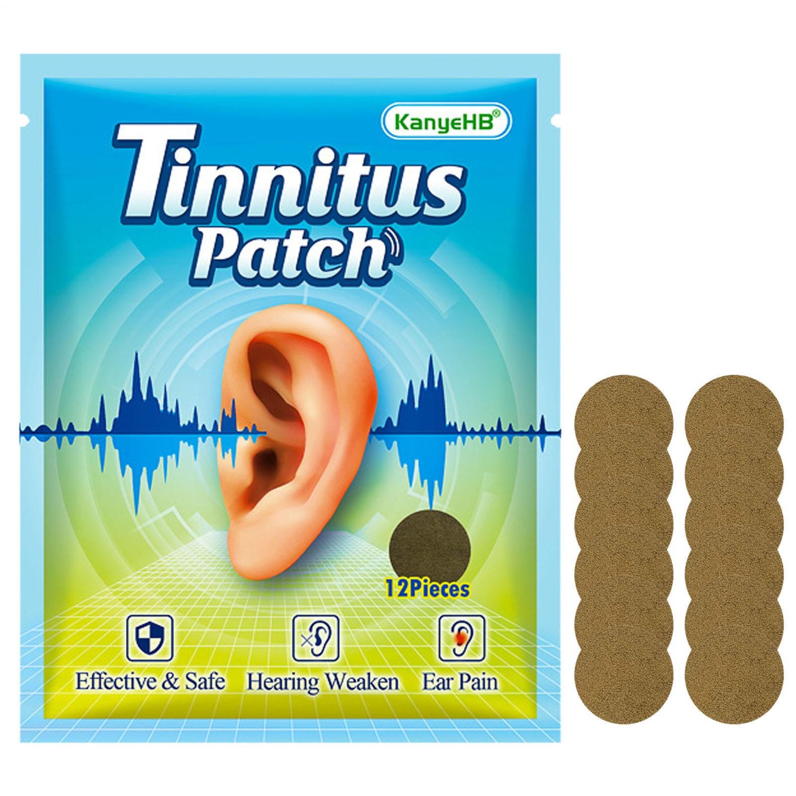 24Pcs Tinnitus Treatment Patch Prevent Hearing Loss Ear Relief Medical Plaster