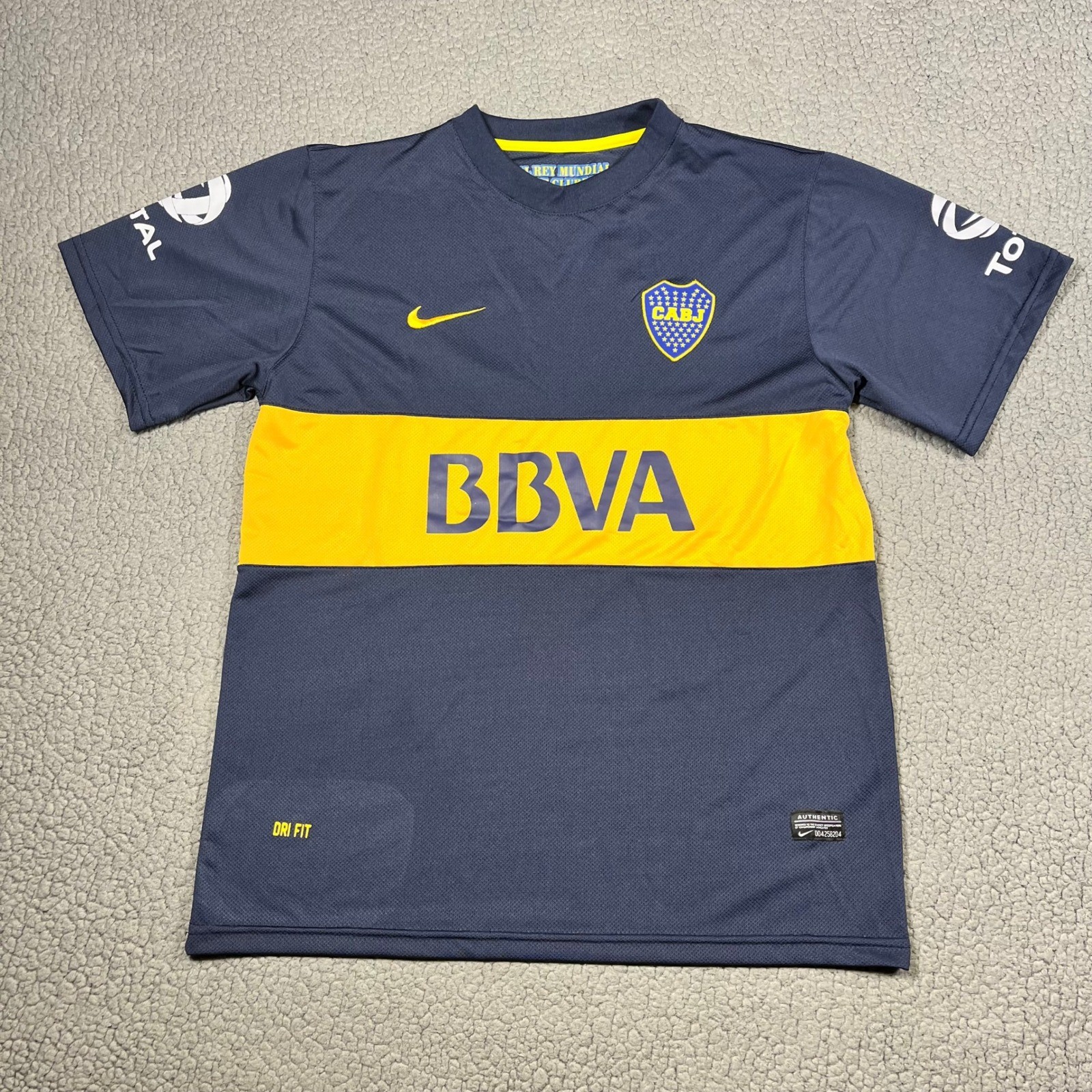 Nike Boca Juniors Jersey 2013/2014 Mens XL Soccer BBVA Dri Fit Blue Gorpcore Nike Boca Juniors Jersey 2013/2014 Mens XL Soccer BBVA Dri Fit Blue Gorpcore