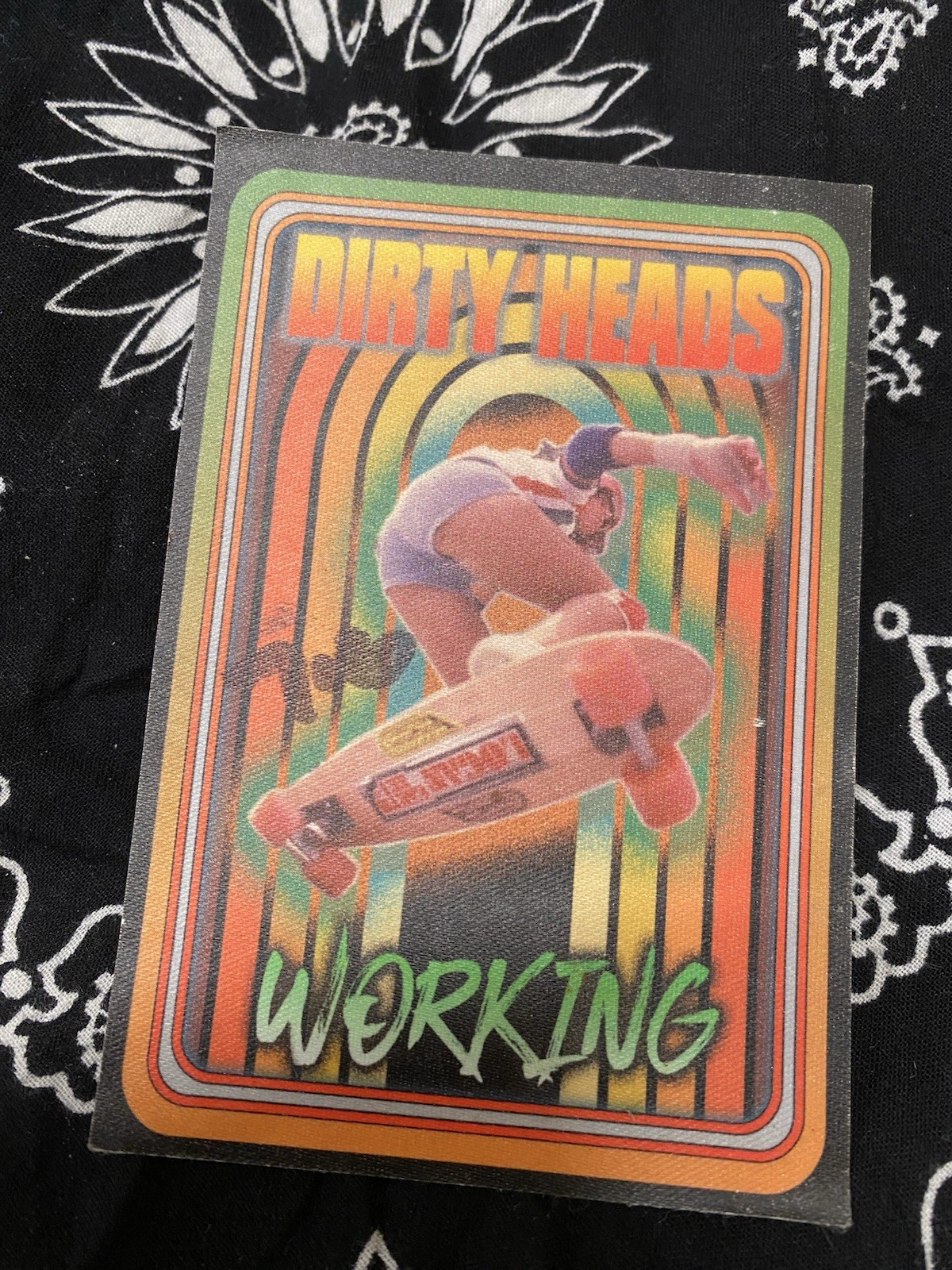Dirty Heads Working Backstage Pass Slightly Dirty Summer Tour 2024 Sticker Dirty Heads Working Backstage Pass Slightly Dirty Summer Tour 2024 Sticker