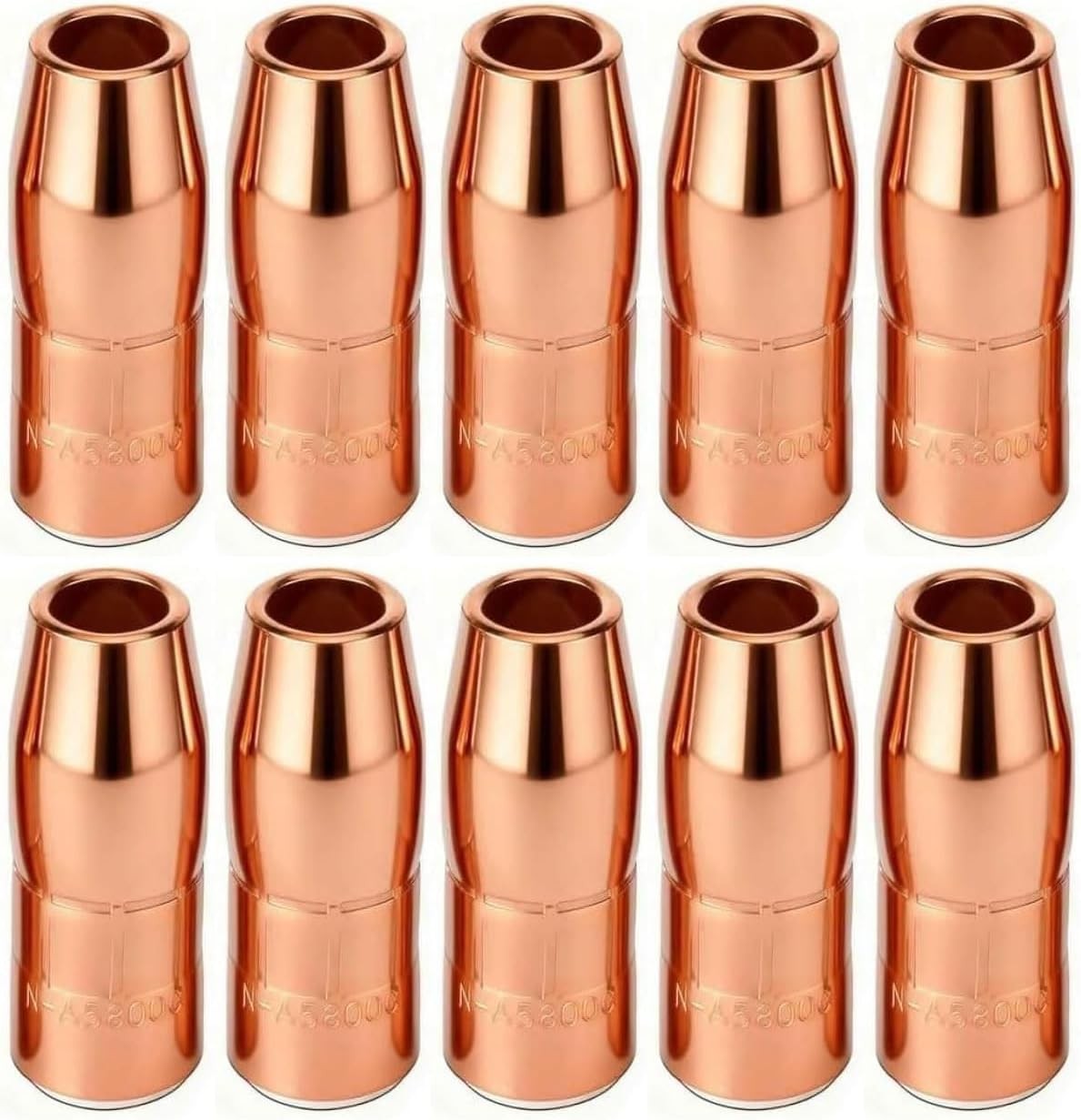 2/10pk Nozzle N-A5800C Large 5/8 fits Miller MDX-250 & Bernard Acculock-S Guns