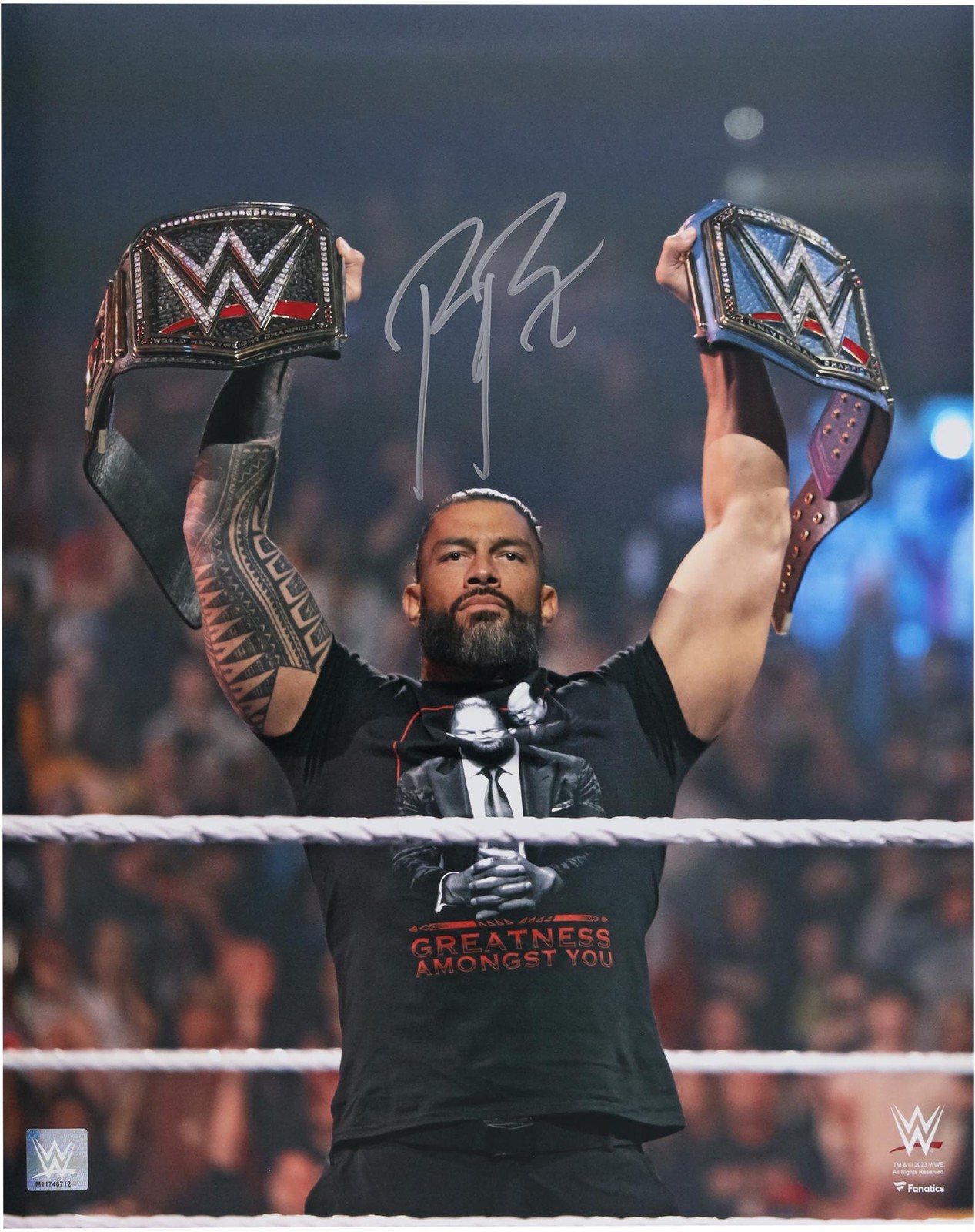 Roman Reigns WWE Signed 16