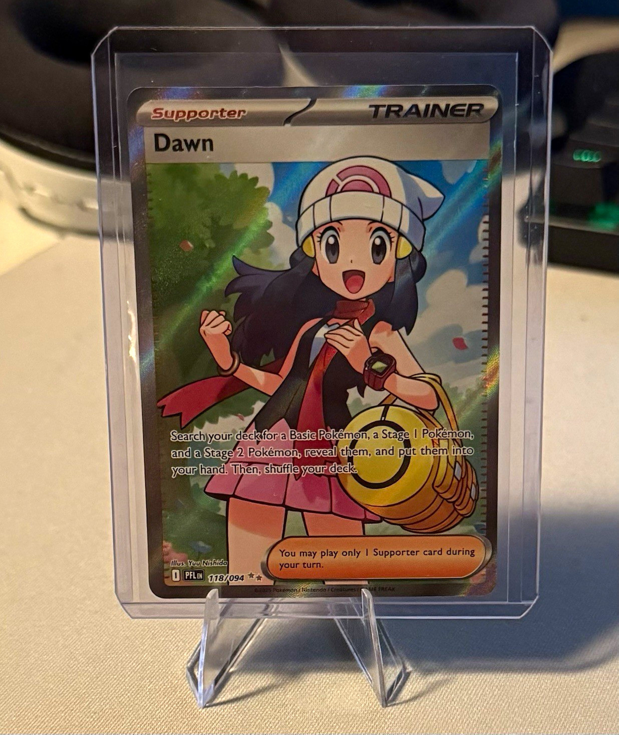 Pokémon TCG Dawn 118/094 ME Phantasmal Flames IR Trainer-Supporter