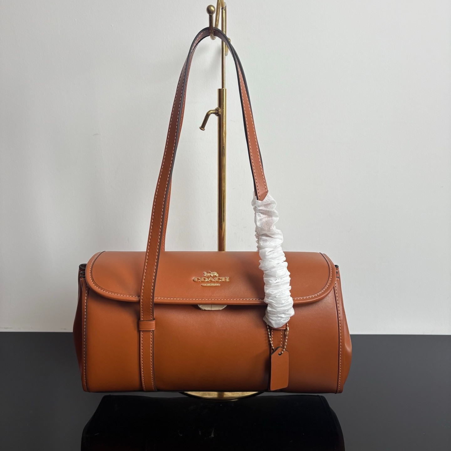 BRIDGET FLAP SHOULDER Vintage Caramel brown CDB05 bag