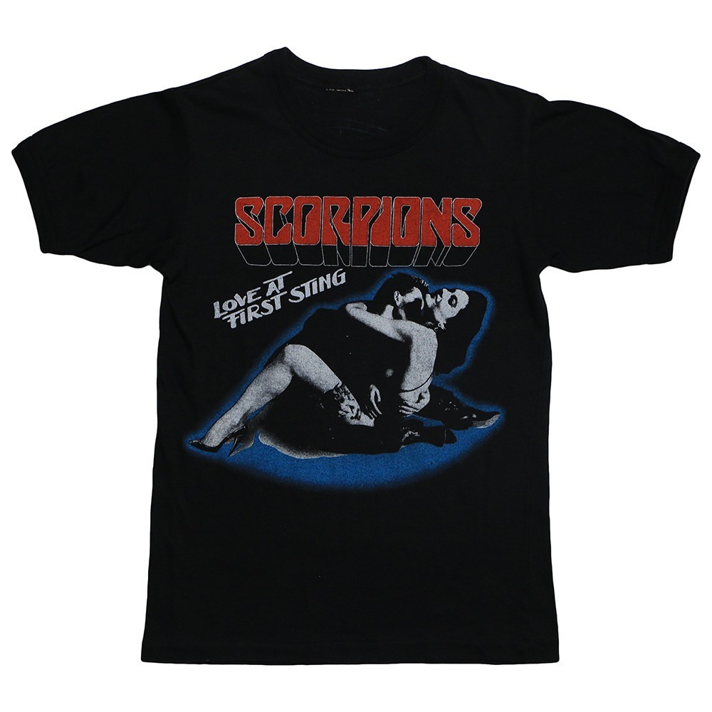 90s Scorpions Band Love at First Sting Album Cover Shirt Cotton Unisex S-4XL