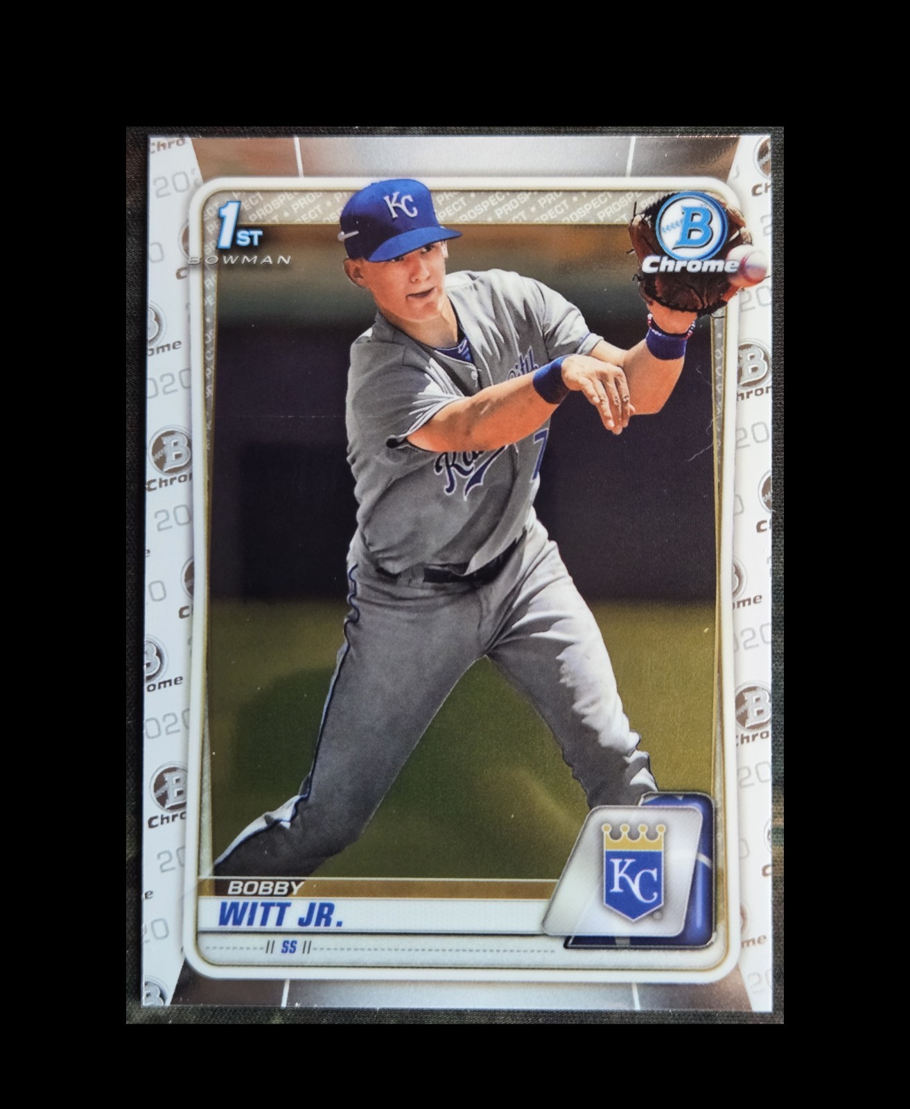 Bobby Witt Jr. Bowman Chrome 1st Rookie RC #BCP-25 Bobby Witt Jr. Bowman Chrome 1st Rookie RC #BCP-25