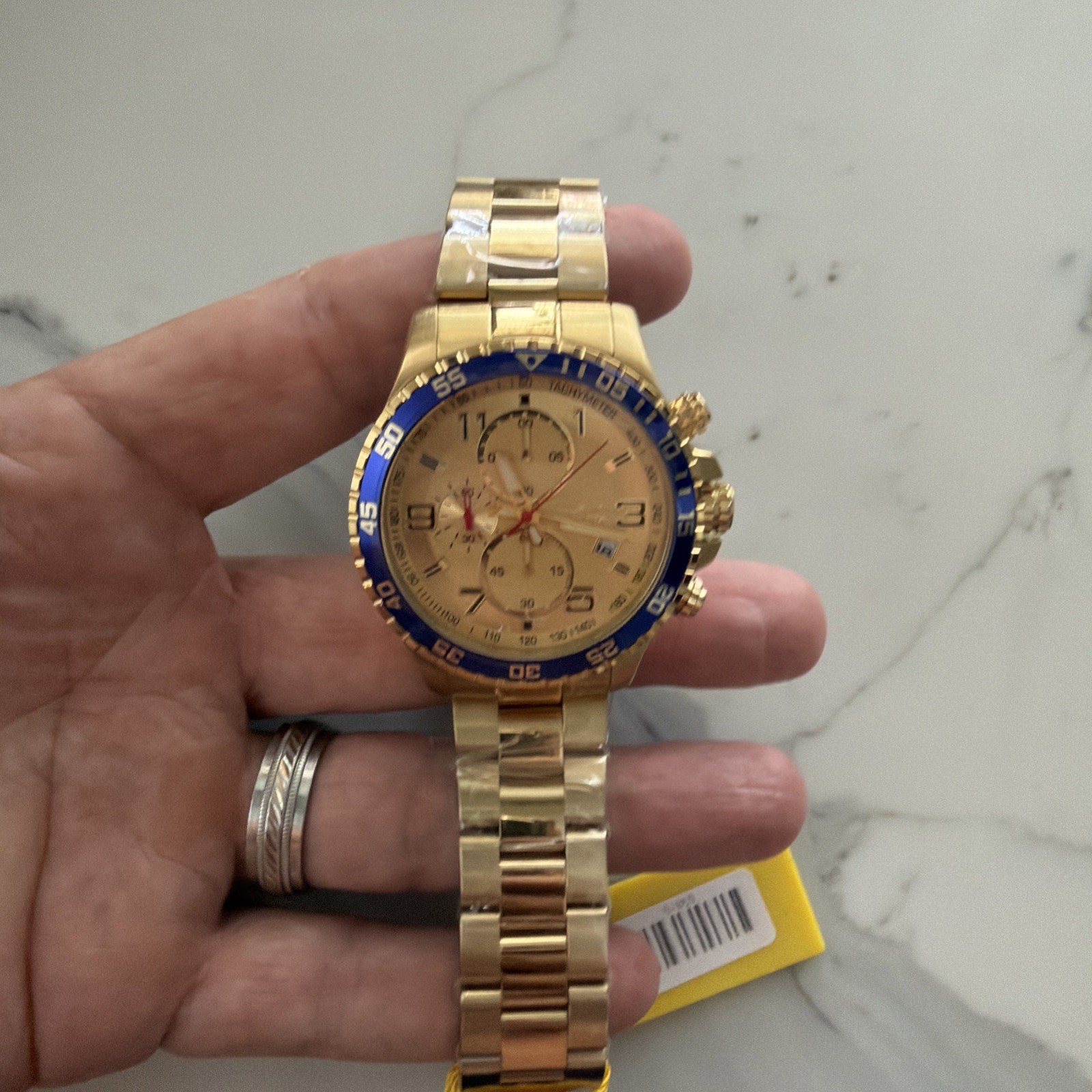 NEW Invicta Specialty Fortitude Men\'s Watch 45mm Gold (490595) NEW Invicta Specialty Fortitude Men\'s Watch 45mm Gold (490595)