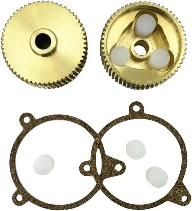 2X Headlight Motor Repair Kit HD Brass Gear Upgrade Fits for Chevy Corvette 