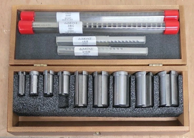 duMont Minute Man No. 10 Broach Set 13 Piece  1/2” - 1-1/2”