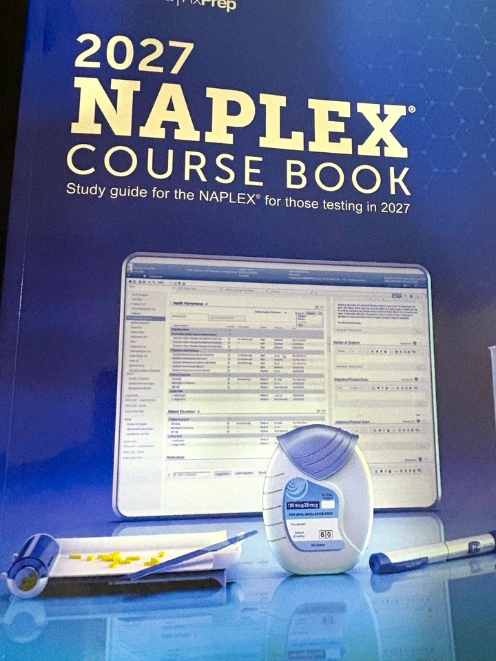 UWorld RxPrep 2027 NAPLEX Course Book Study Guide Pharmacy Exam Prep, Brand New