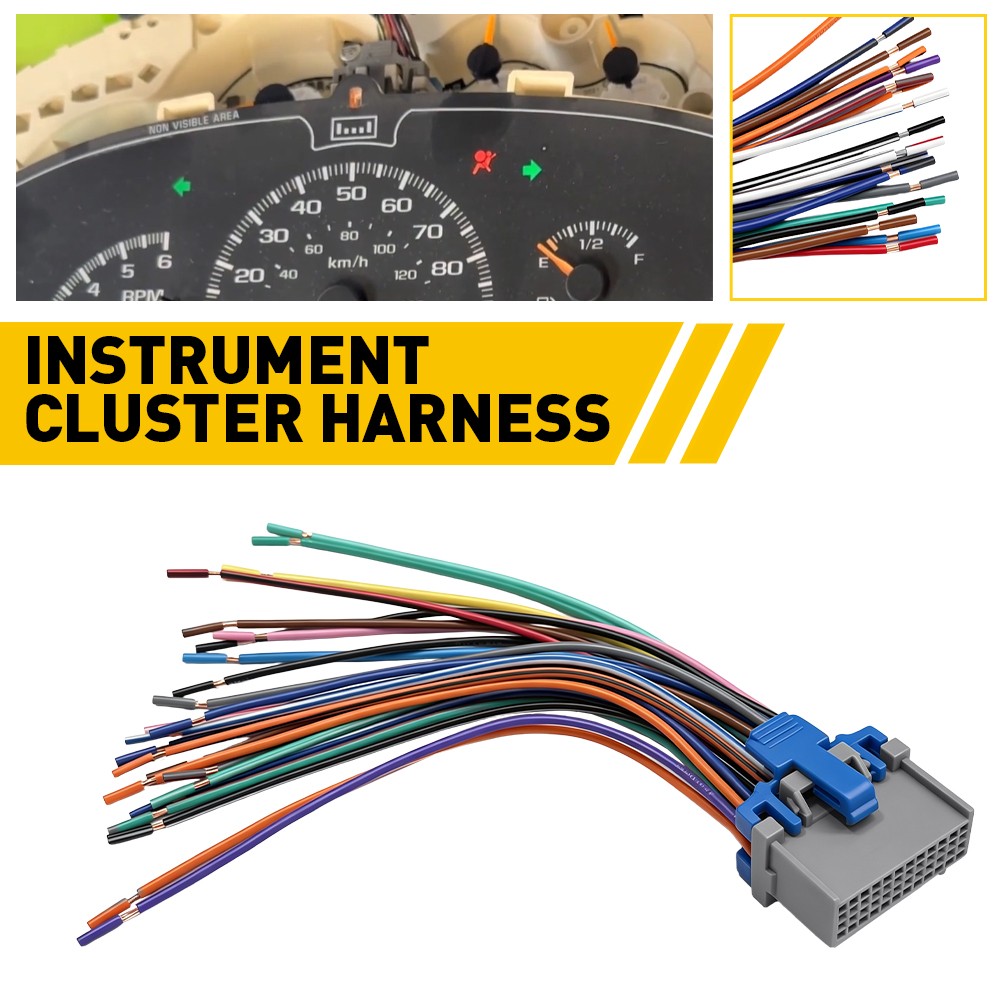For Chevrolet 2003-06 Instrument Panel Cluster Harness Pigtail Wiring Connector