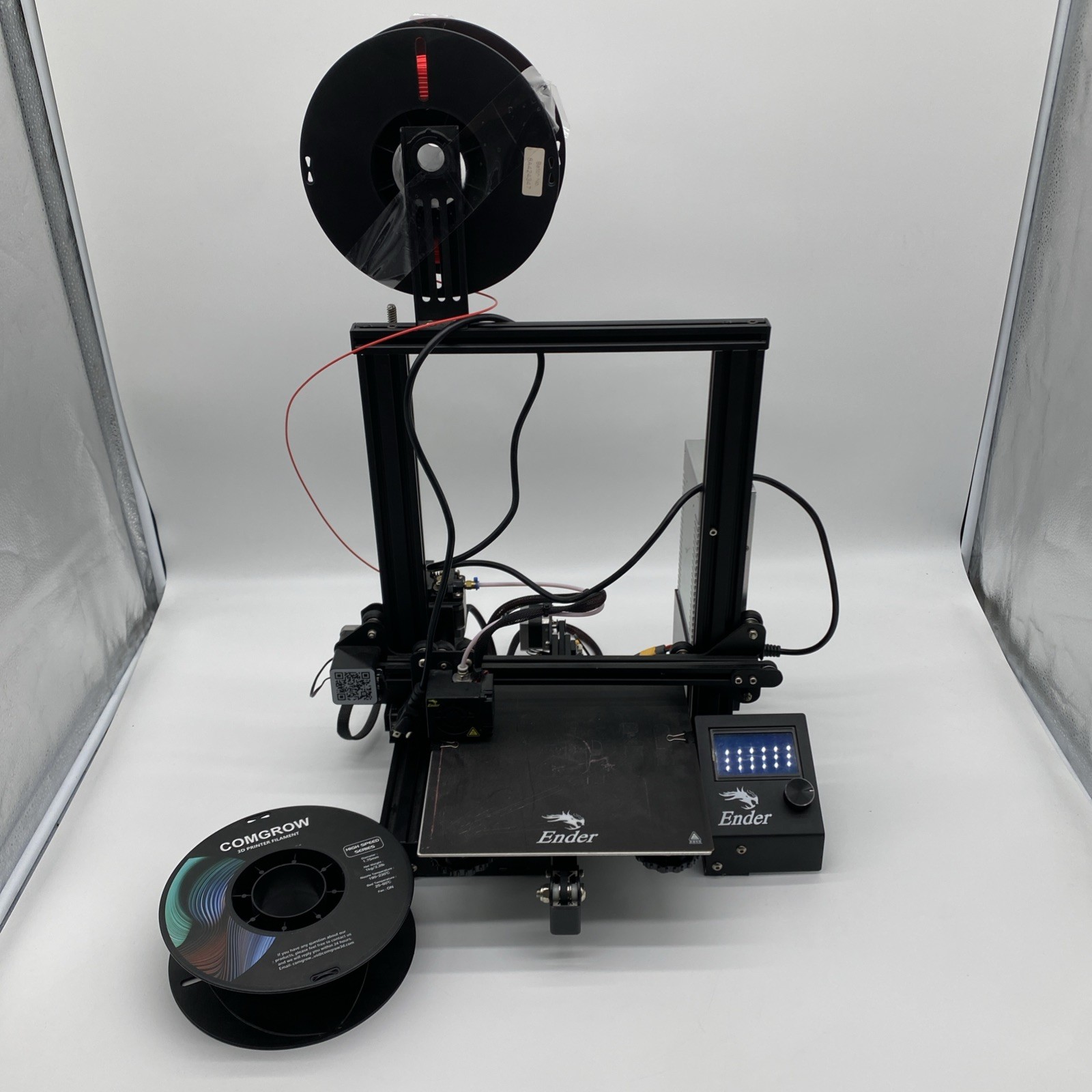 Creality Ender-3 3D Printer And Extras Works Great Creality Ender-3 3D Printer And Extras Works Great