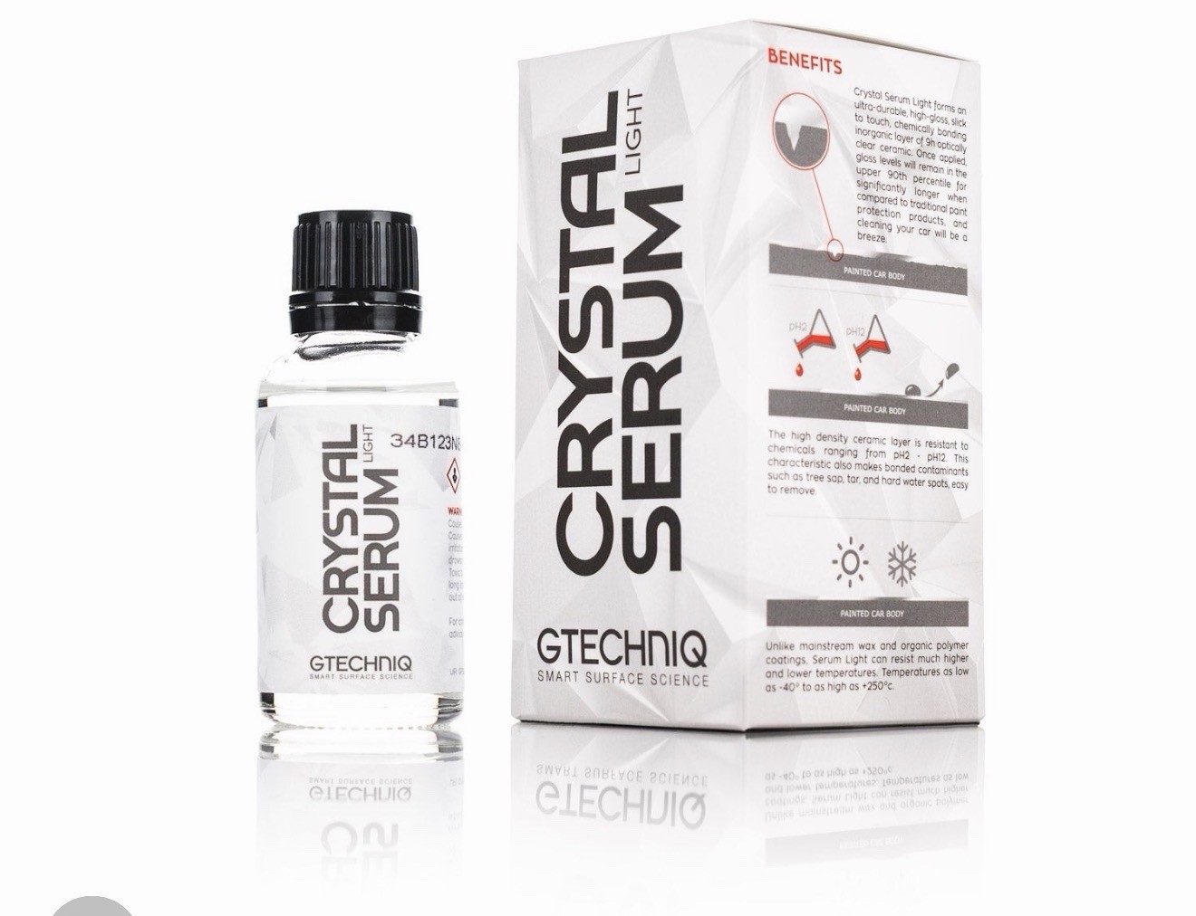 Gtechniq Crystal Serum Light 50ml . Ceramic Paint Coating Kit Gtechniq Crystal Serum Light 50ml . Ceramic Paint Coating Kit