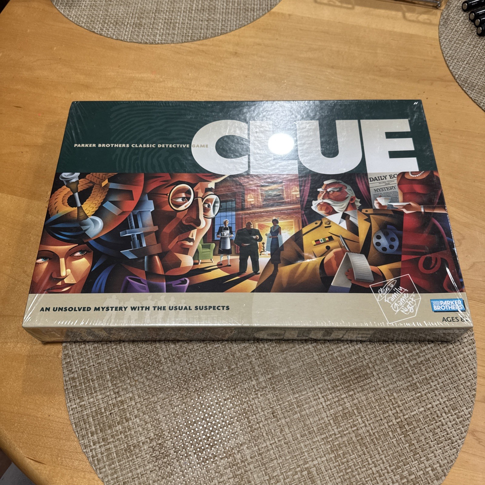 Clue Board Game 2002 Parker Brothers New Sealed Suspect Tokens Classic i9 Clue Board Game 2002 Parker Brothers New Sealed Suspect Tokens Classic i9