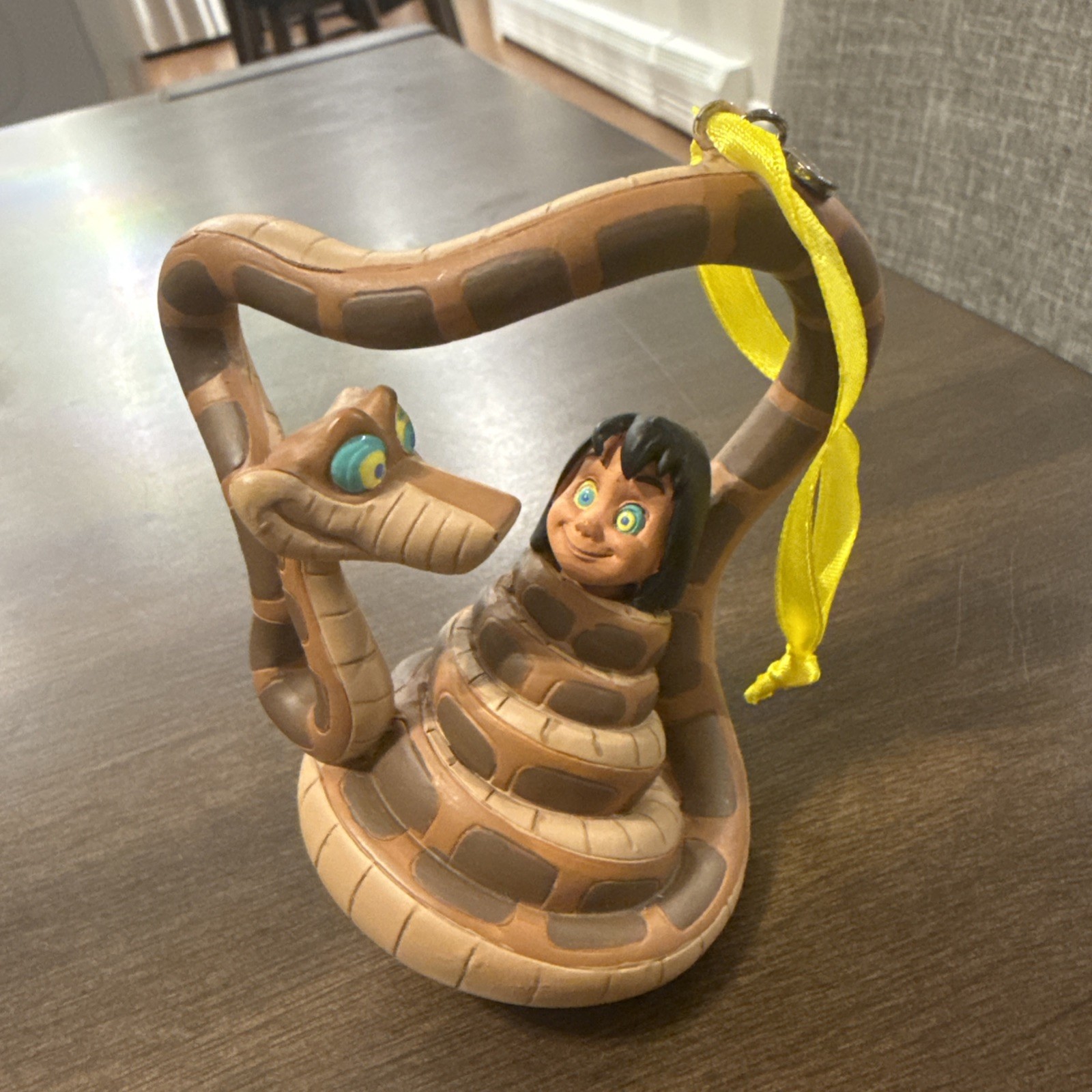 Rare Disney Store 2016 Sketchbook Christmas Ornament Jungle Book Mowgli Kaa