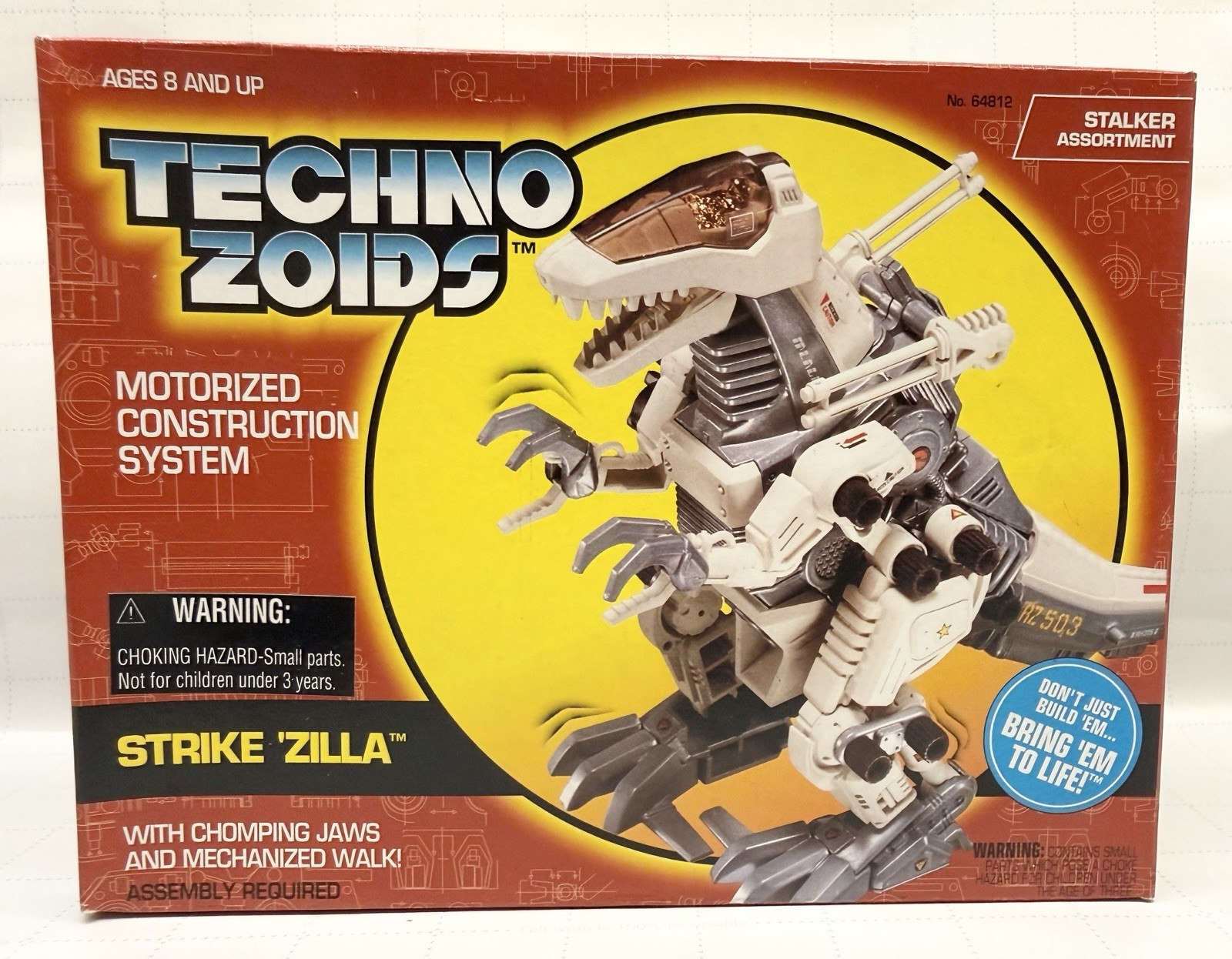 Vintage 1994 Kenner Techno Zoids Strike \'Zilla Complete Factory Sealed