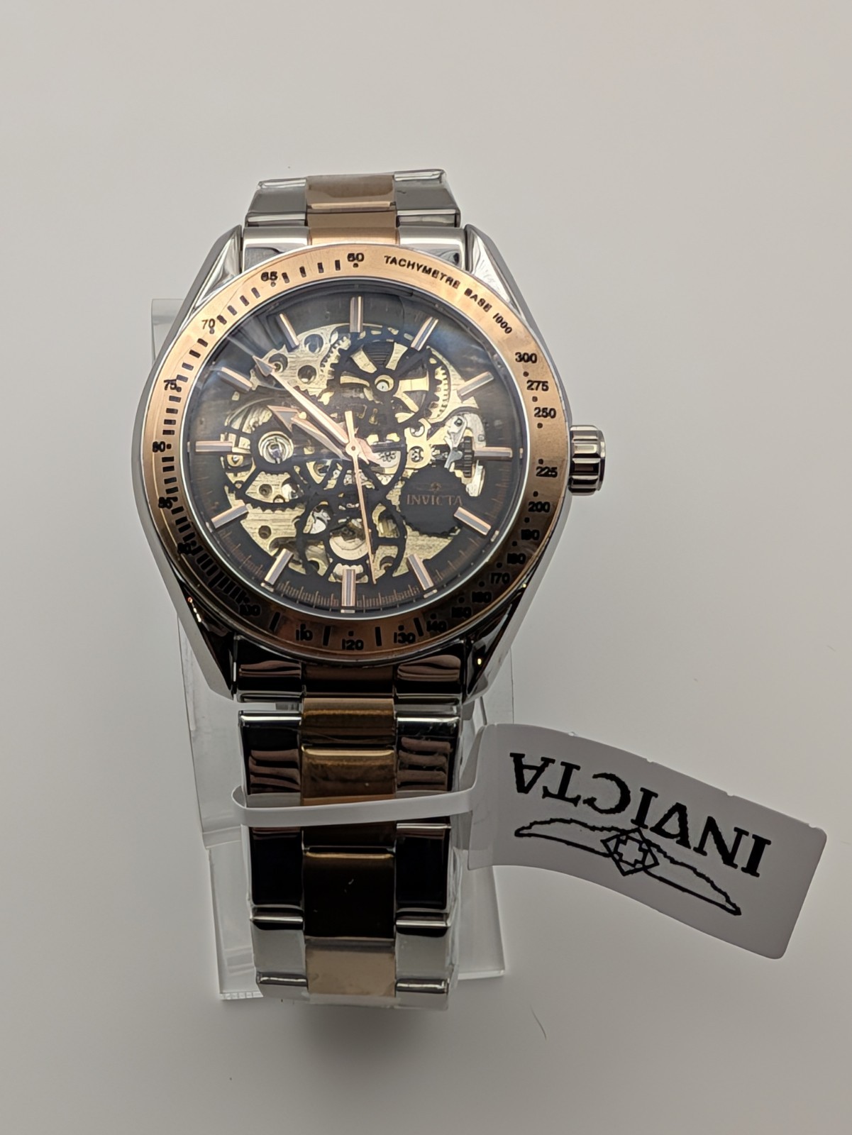 NEW Invicta Objet D Art Men's Watch Model# 69599 43mm Rose Gold/Stainless Steel NEW Invicta Objet D Art Men's Watch Model# 69599 43mm Rose Gold/Stainless Steel