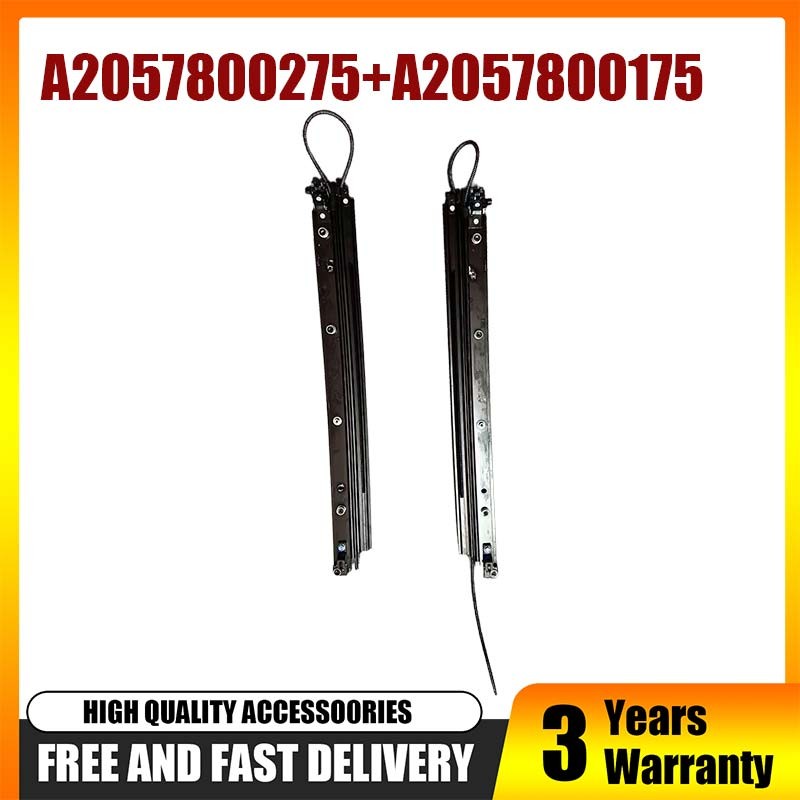 L+R Sunroof Sliding Rail A2057800275+A2057800175 For 2015 Mercedes-Benz C400