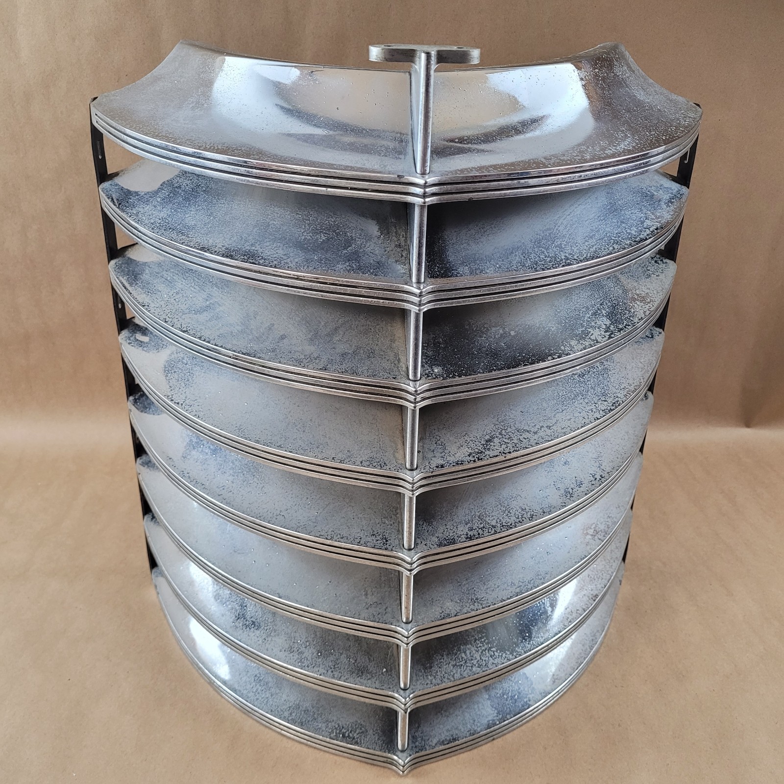 Original 1937 Oldsmobile Coupe Sedan Chrome Grill Vintage Classic Olds