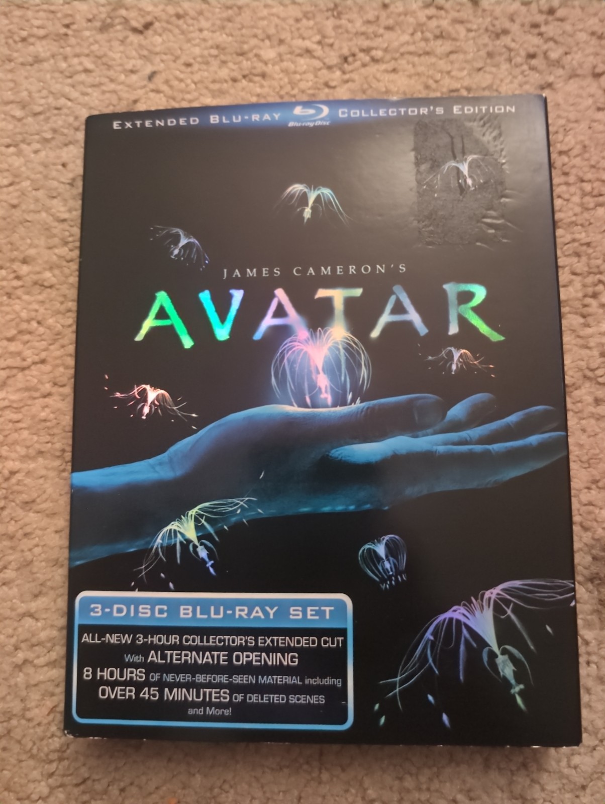 Avatar (Extended Blu-Ray Collector’s Edition 3 Disc Set, 2009) New & Sealed
