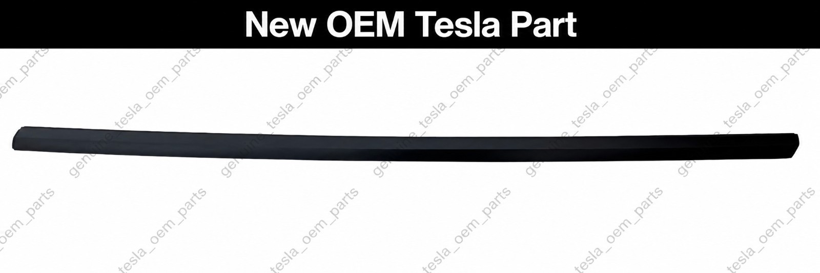 20-25 Tesla Model Y Front LH Door Outer Belt Molding OEM 2022803-98-A