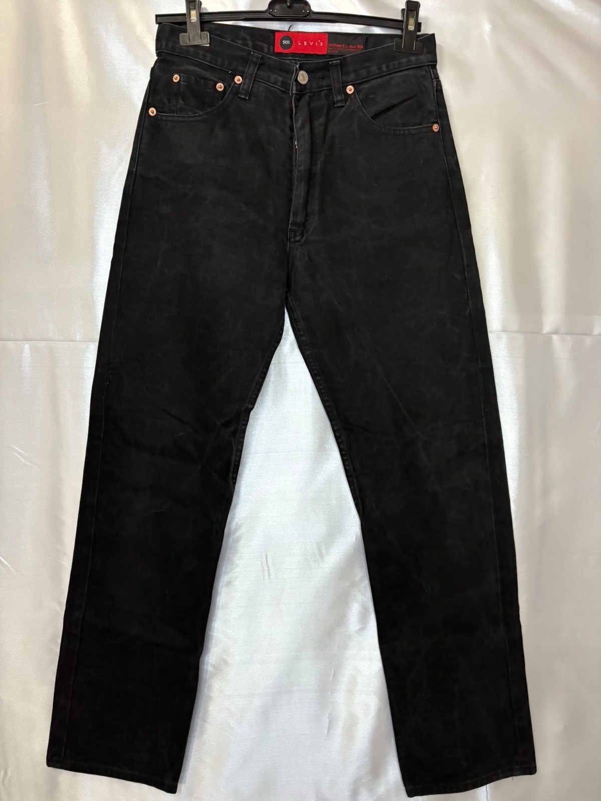 Levi's 501 Vintage Made in USA Black Jeans W30 L32 Levi's 501 Vintage Made in USA Black Jeans W30 L32