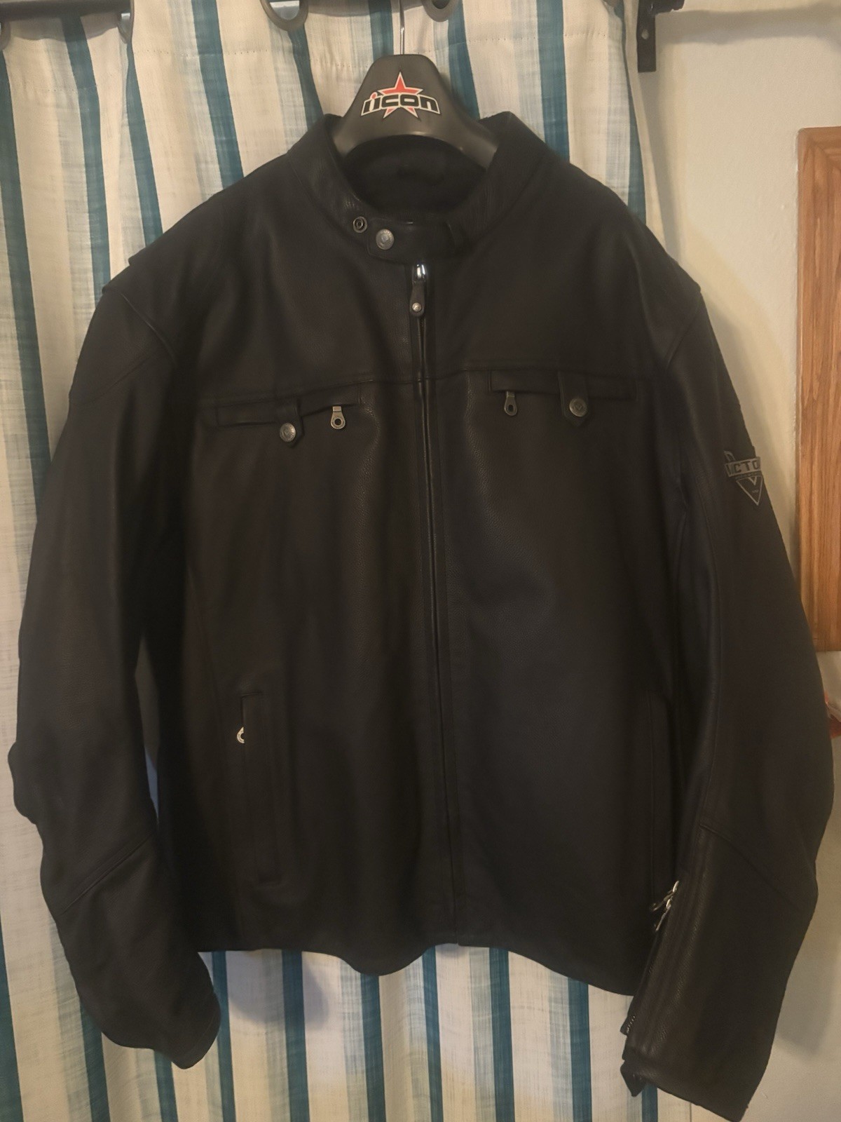 Men’s 3XL Victory Motorcycle Leather Jacket Men’s 3XL Victory Motorcycle Leather Jacket