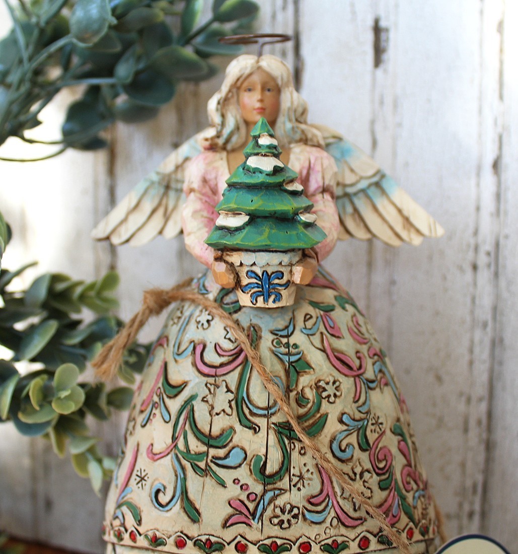Vintage 2004 Jim Shore Winter Angel, Heartwood Creek Large #117677, Boxed NWT
