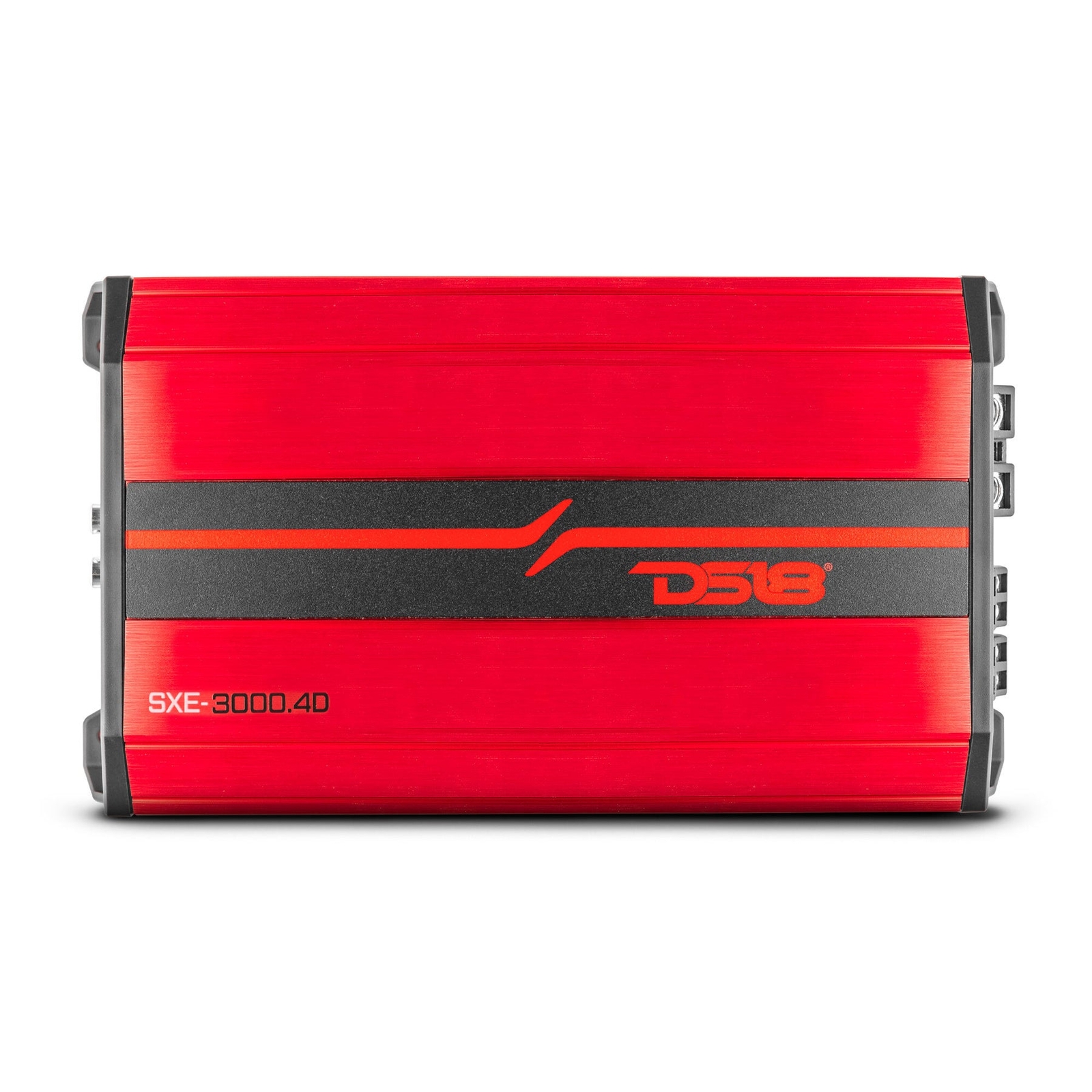 DS18 SXE-3000.4D Car Amplifier Full-Range Class D 4-Channel - New Design - Red