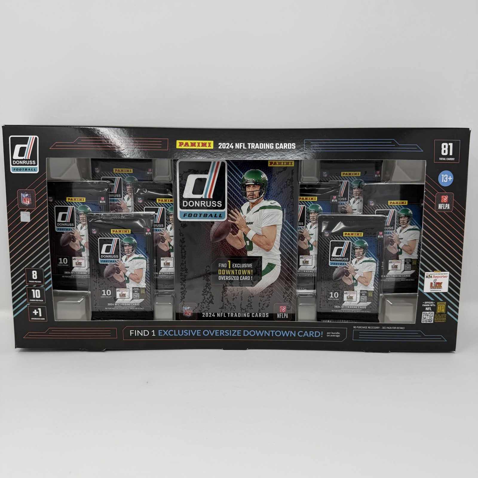 2024 Panini Donruss NFL Football Costco Bundle w/ Oversized Downtown Card - New