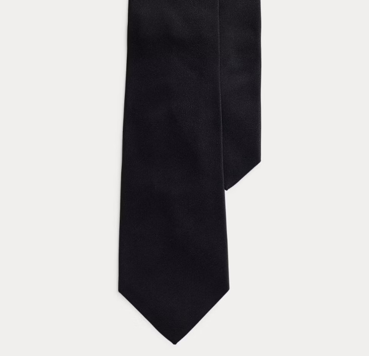 Polo Ralph Lauren Purple Label Silk Satin Tie Made In Italy Retail $235