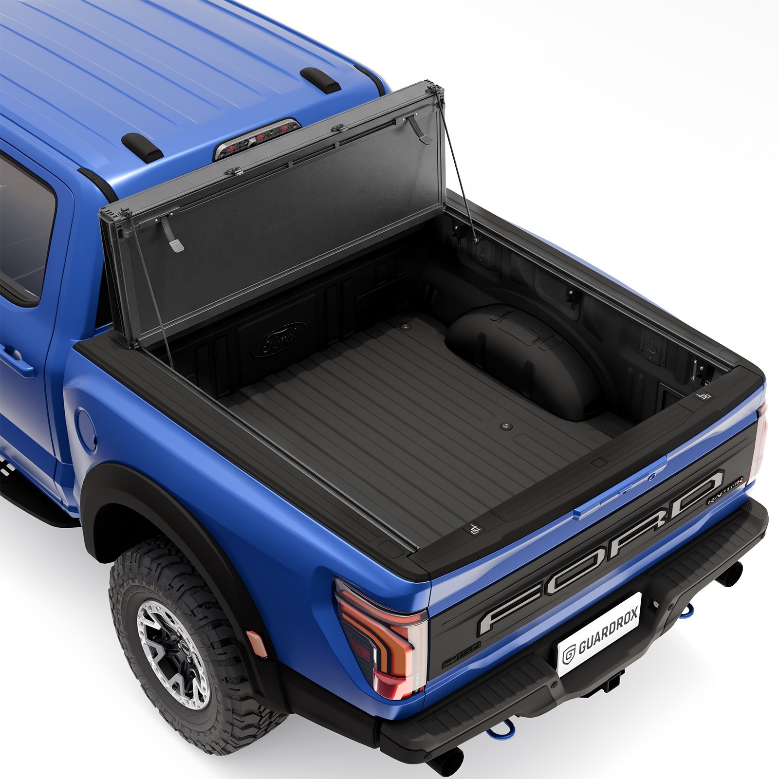 5.5FT Low Profile Flip Up Truck Bed Tonneau Cover for 15-26 Ford F-150